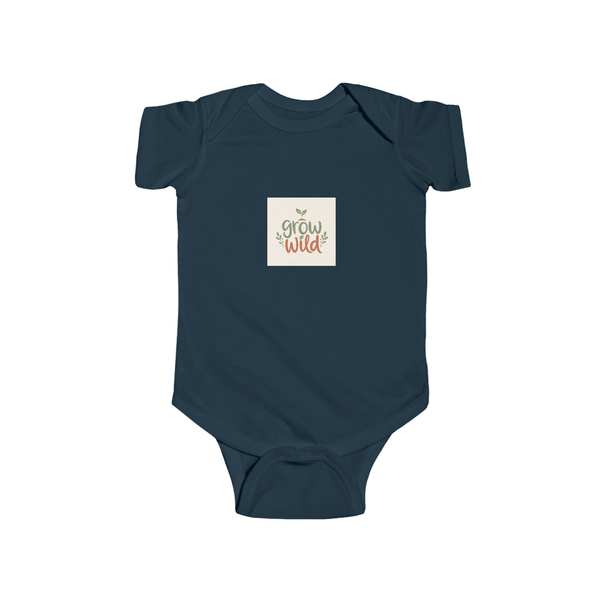 Grow Wild soft baby bodysuit from the Nureli collection, view 10