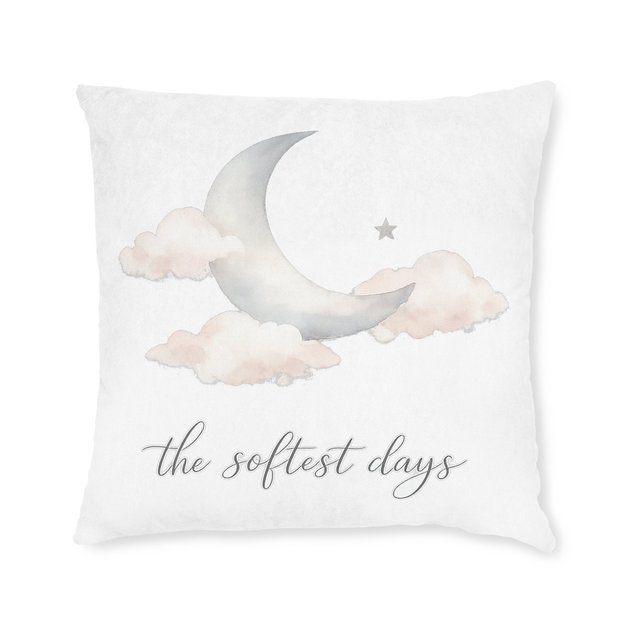 The Softest Days Throw Pillow