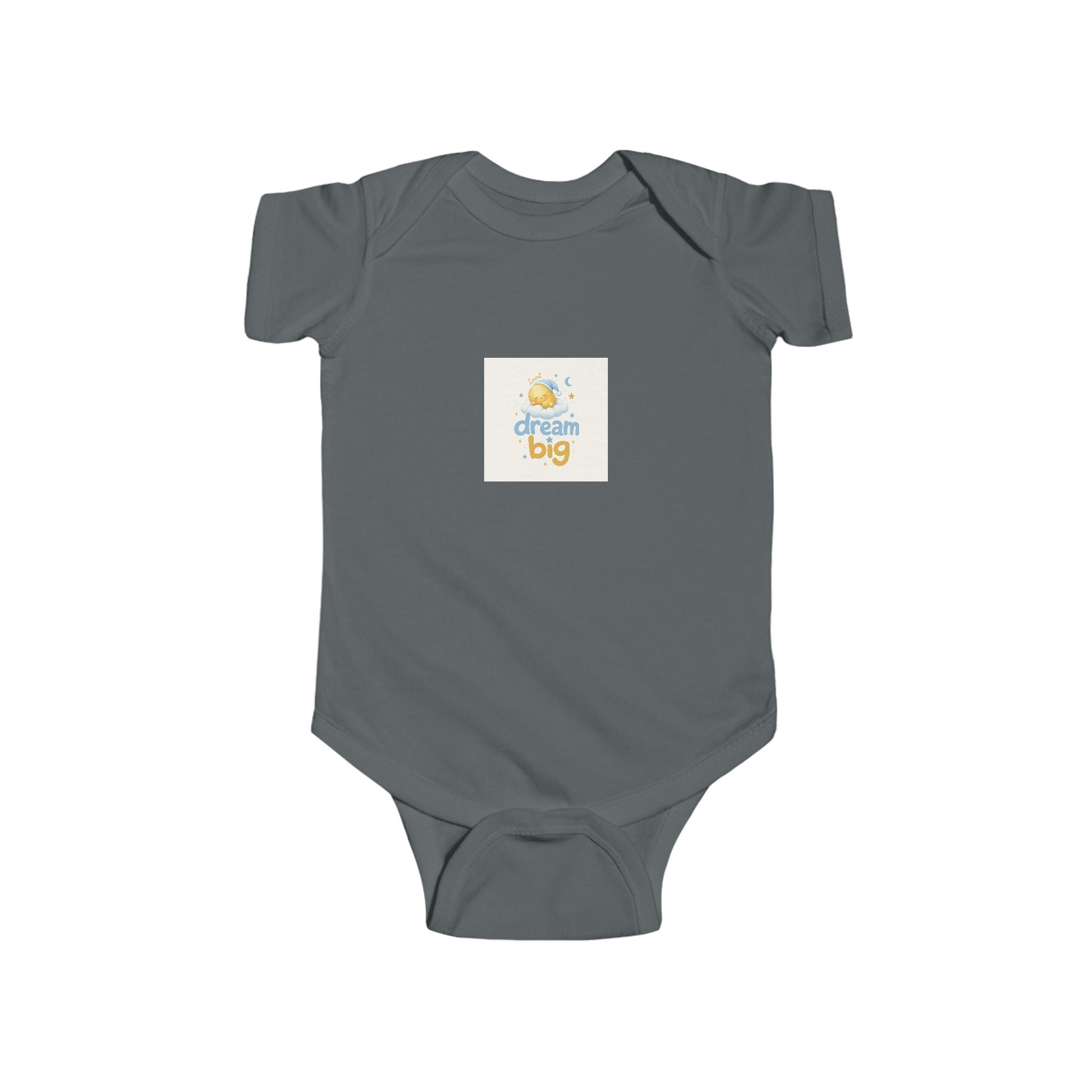 Dream Big soft baby bodysuit from the Nureli collection, view 7