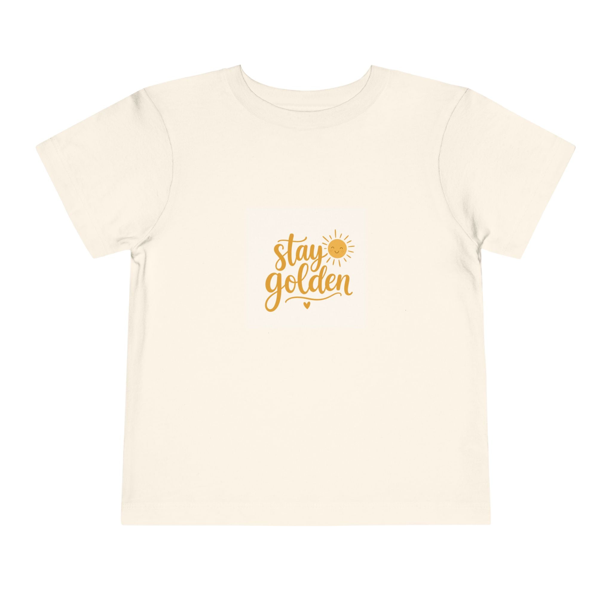 Stay Golden soft toddler tee from the Nureli collection, view 4