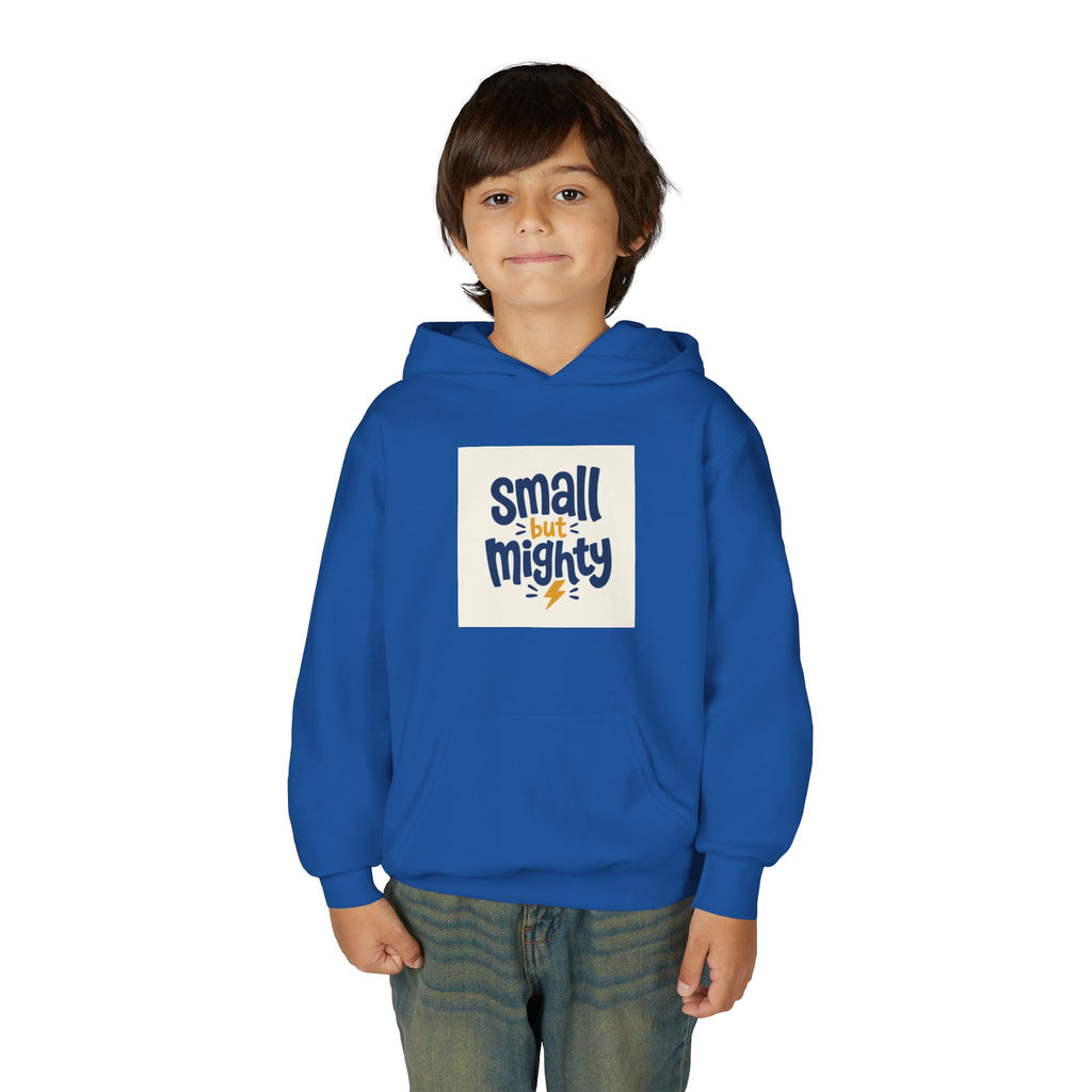 Small But Mighty Kids Hoodie from the Nureli collection, view 48