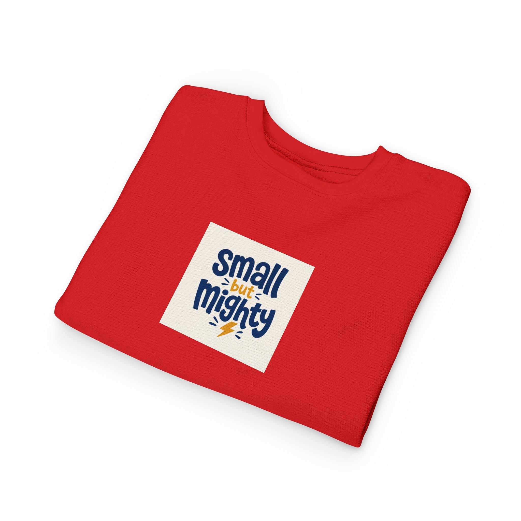 Small But Mighty Toddler Sweatshirt from the Nureli collection, view 31