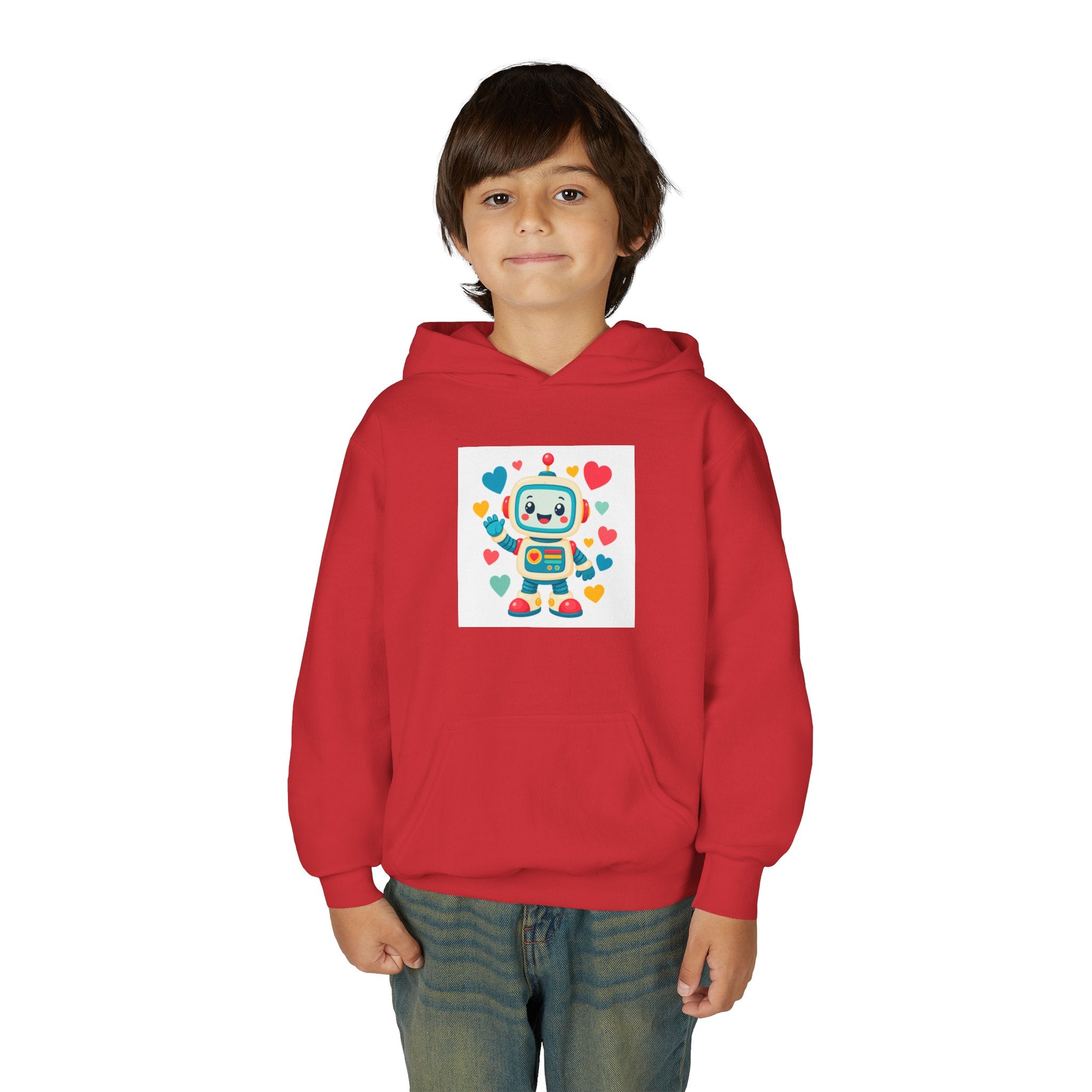 Beep Boop Robot Kids Hoodie — Nureli Kids
