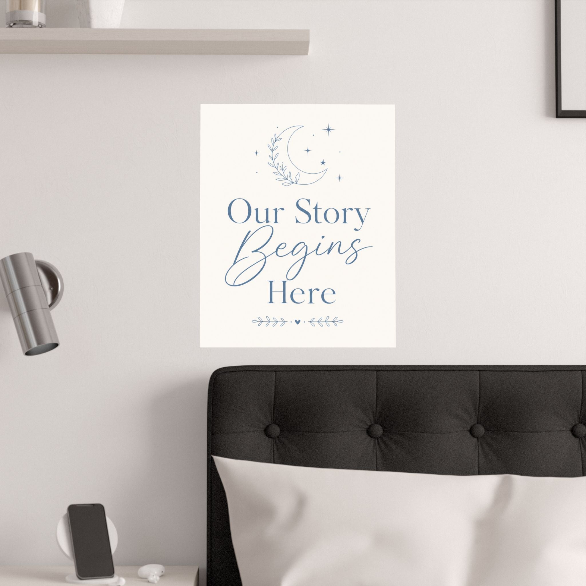 Our Story Begins Here Art Print