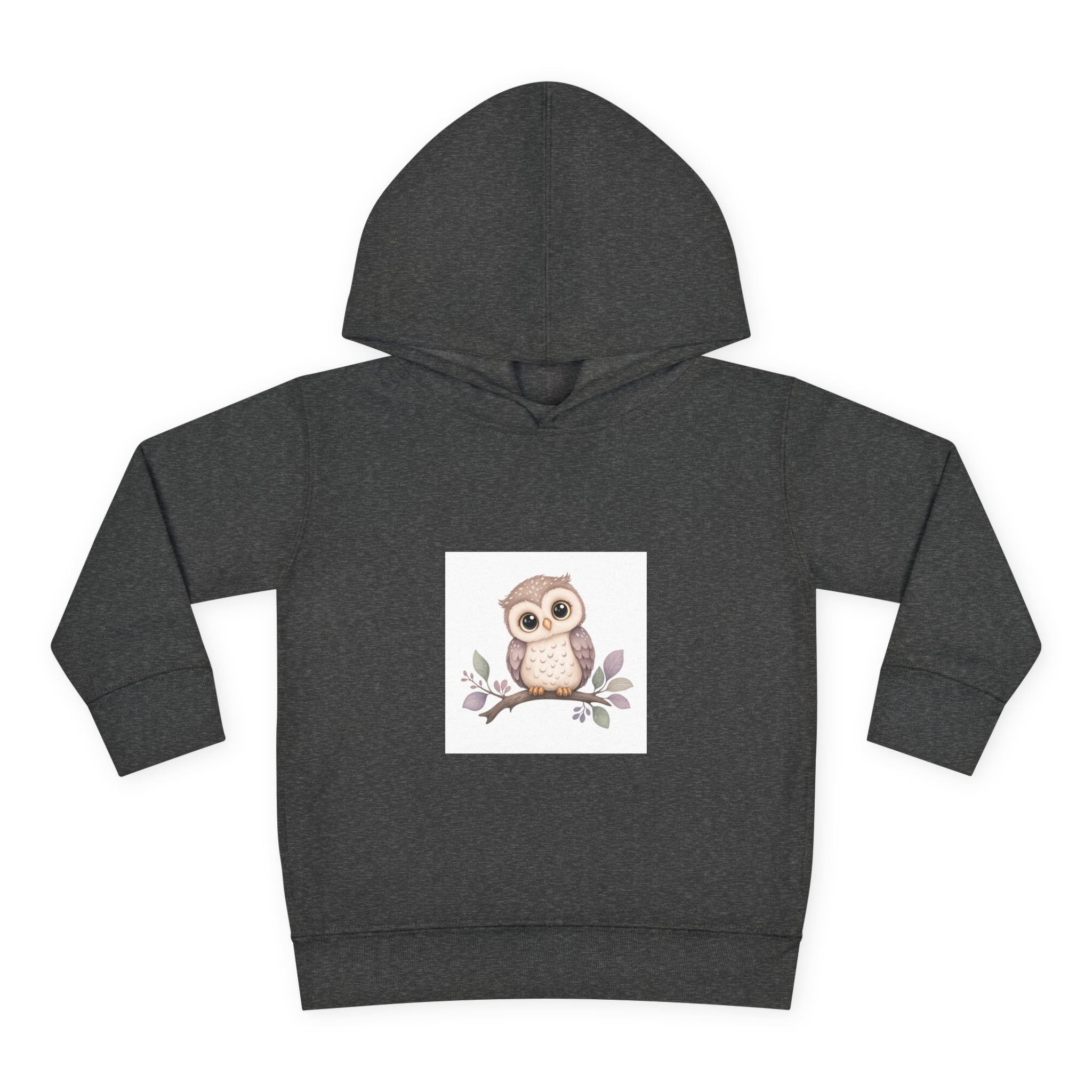 Wise Little Owl soft toddler hoodie from the Nureli collection, view 8