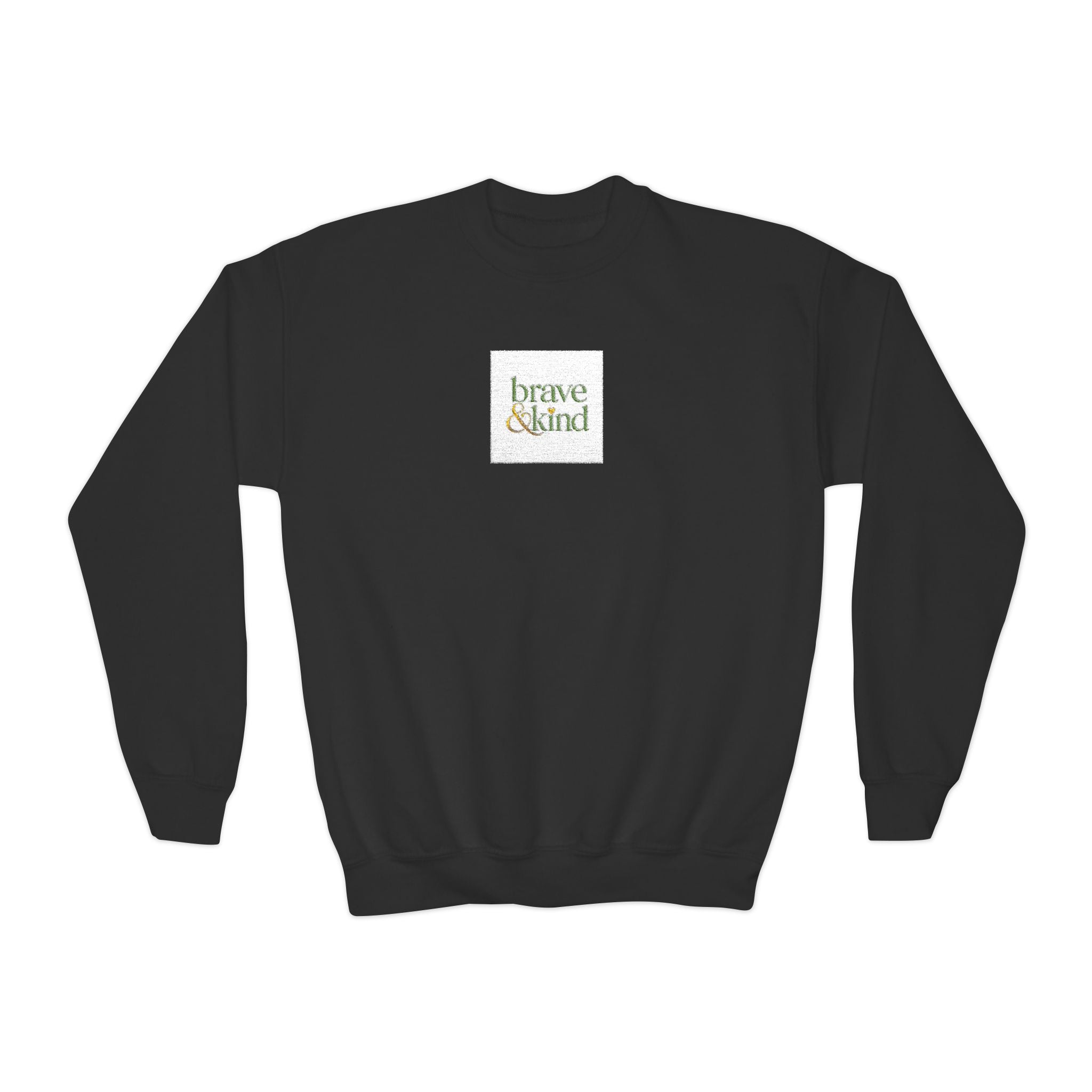Brave And Kind kids crew sweatshirt from the Nureli collection, view 2
