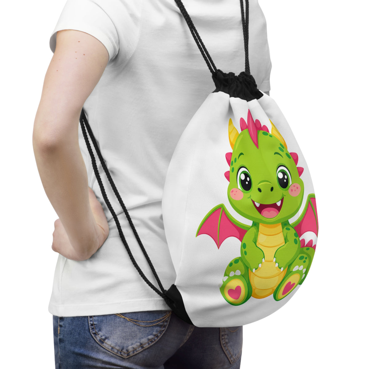 Tiny Dragon Kids Drawstring Bag - Nureli Kids