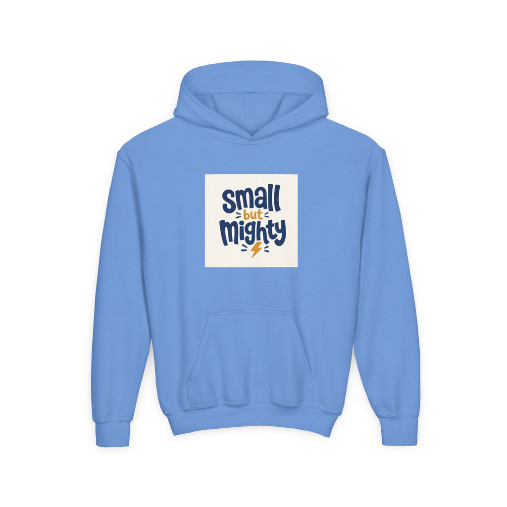 Small But Mighty Kids Hoodie from the Nureli collection, view 10