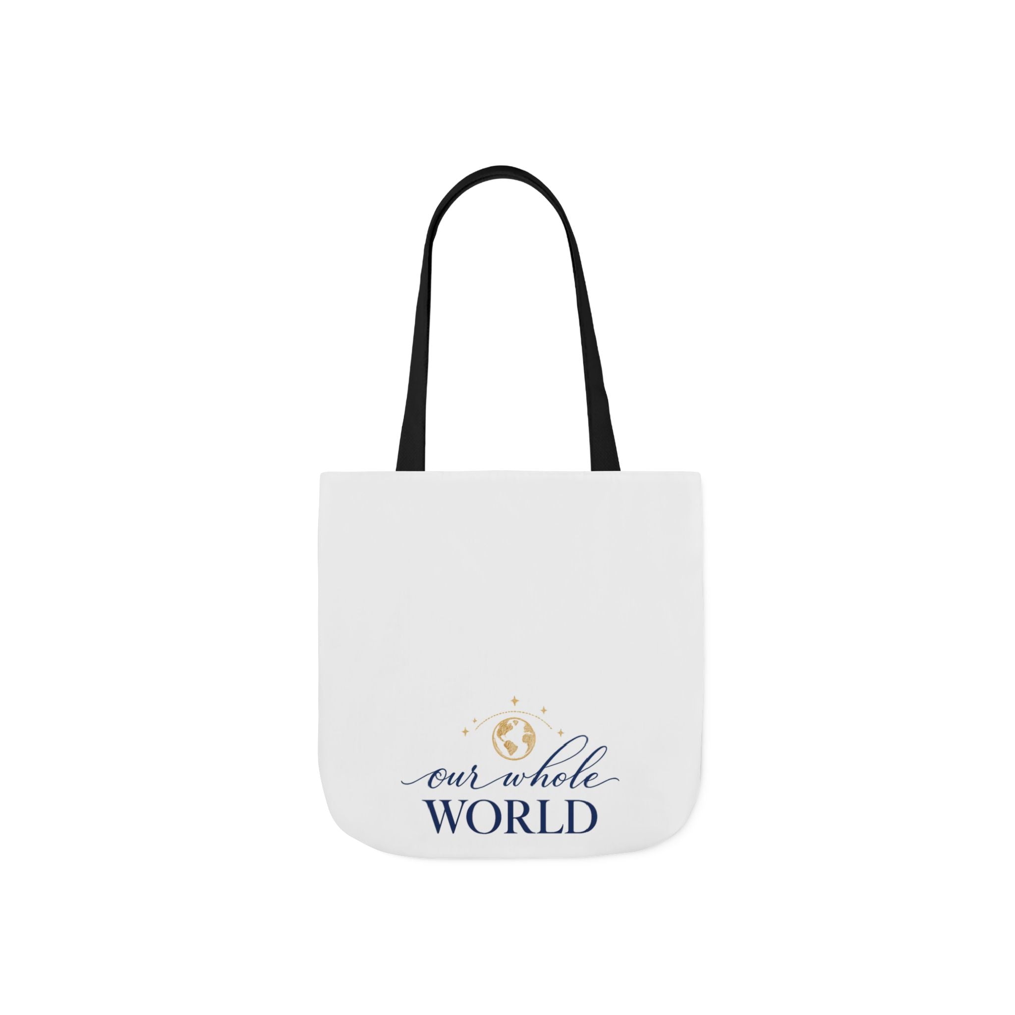 Our Whole World canvas tote bag from the Nureli collection, view 2