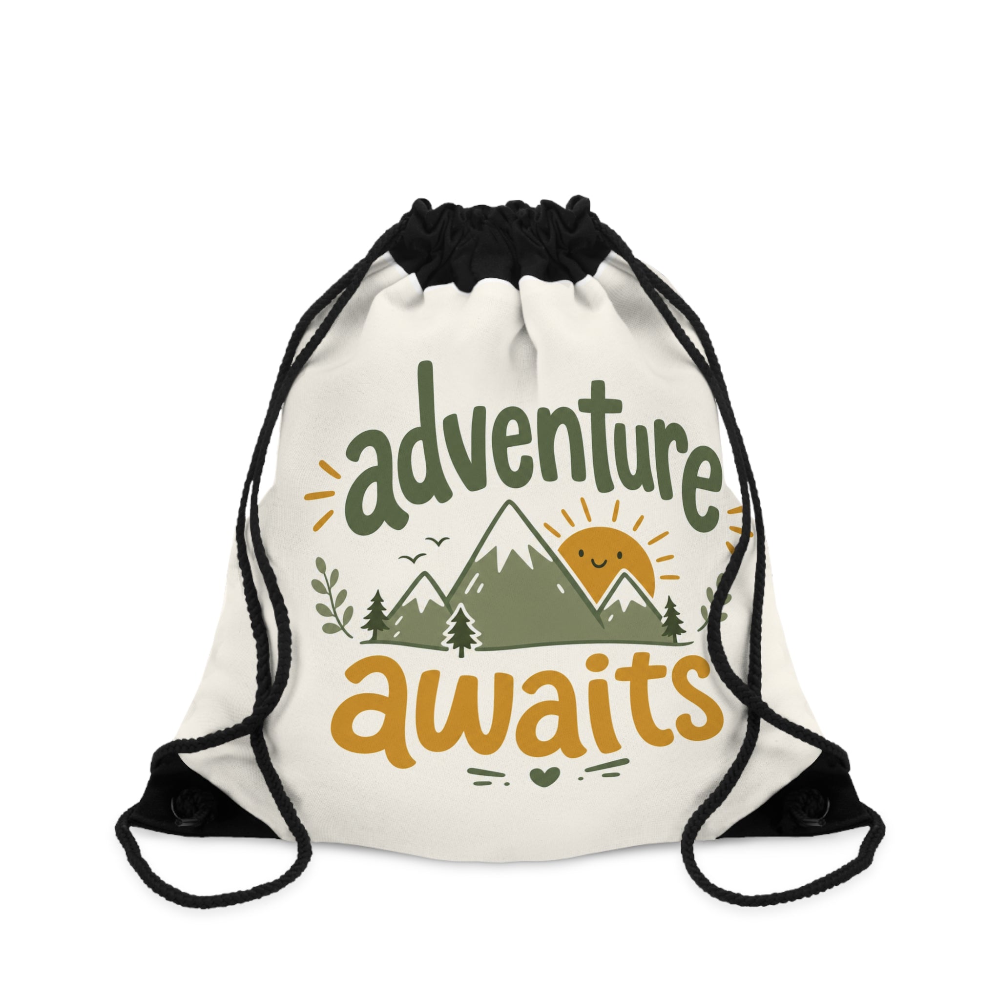 Adventure Awaits Kids Drawstring Bag - Nureli Kids