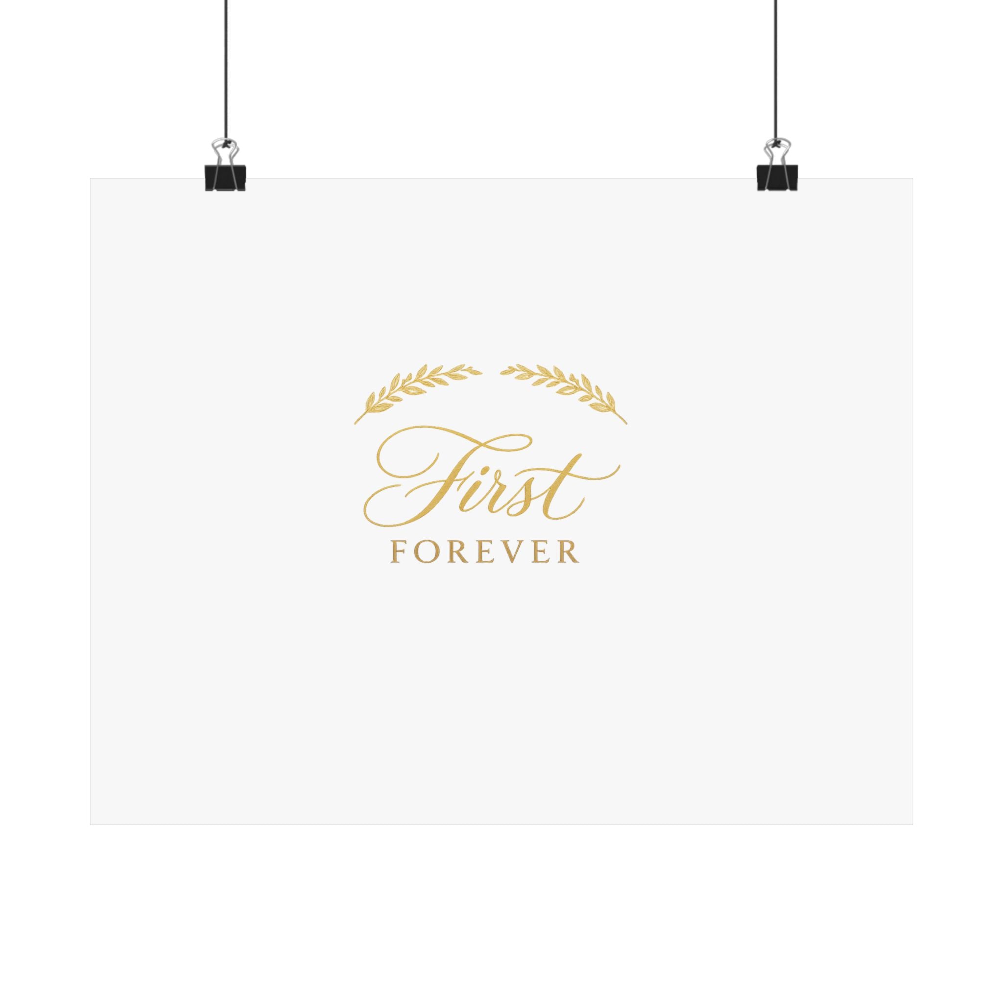 First & Forever Art Print