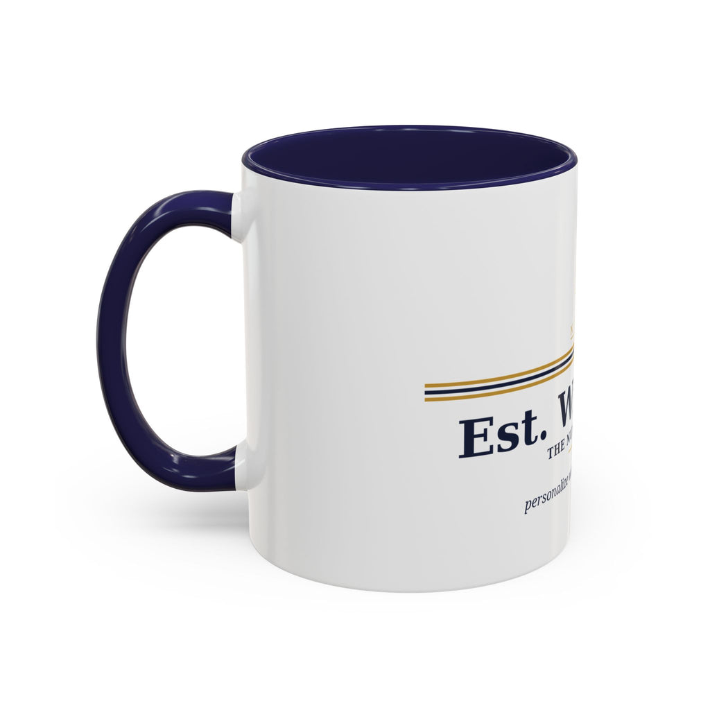 Est. With Love Family Crest ceramic coffee mug from the Nureli collection, view 9