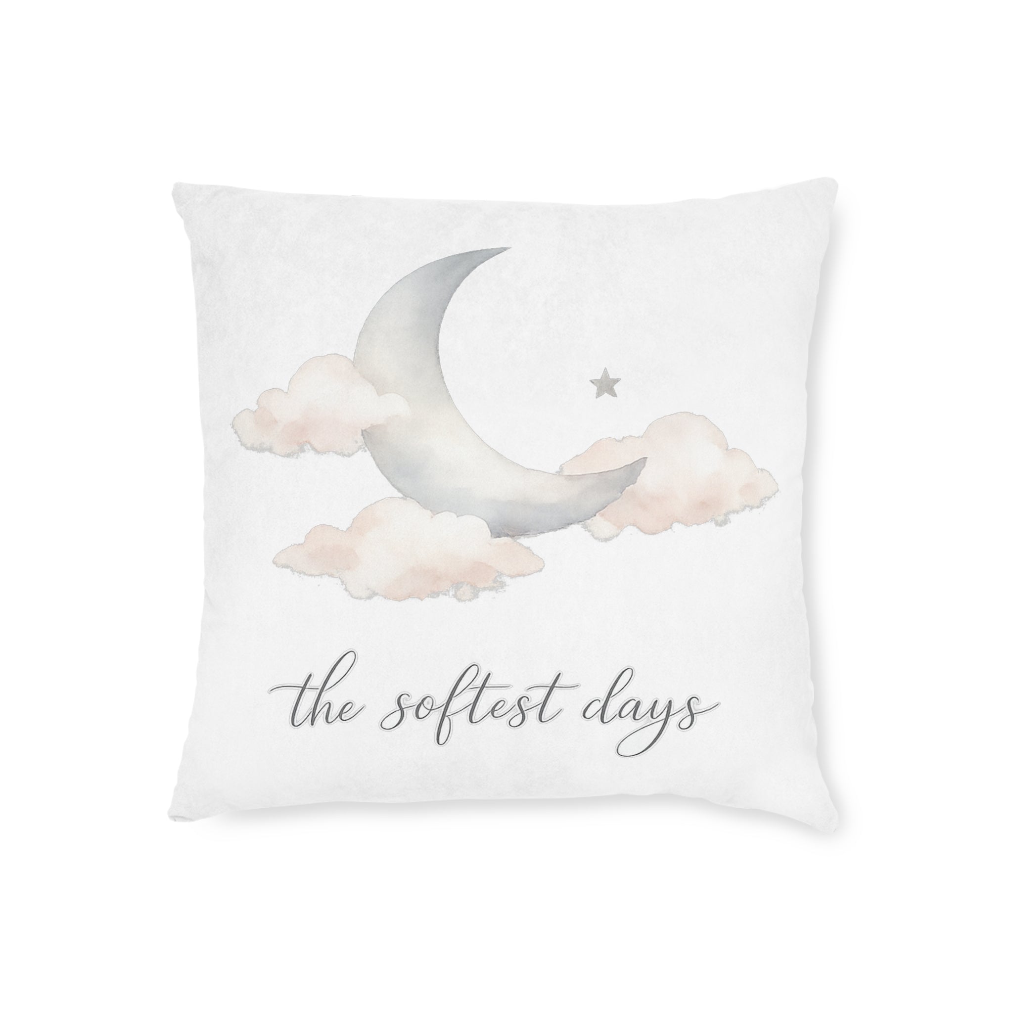 The Softest Days Throw Pillow