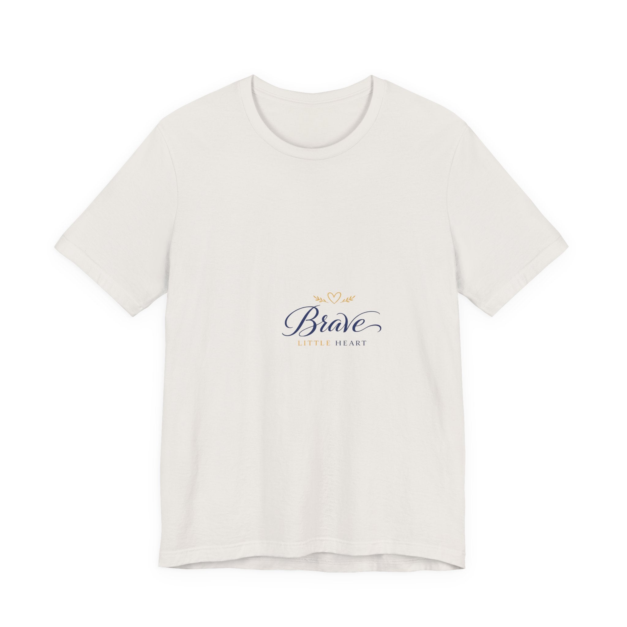 Brave Little Heart soft cotton tee from the Nureli collection, view 5