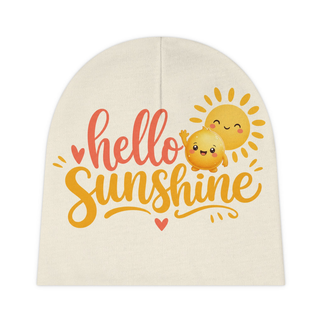 Hello Sunshine kids beanie from the Nureli collection, view 2