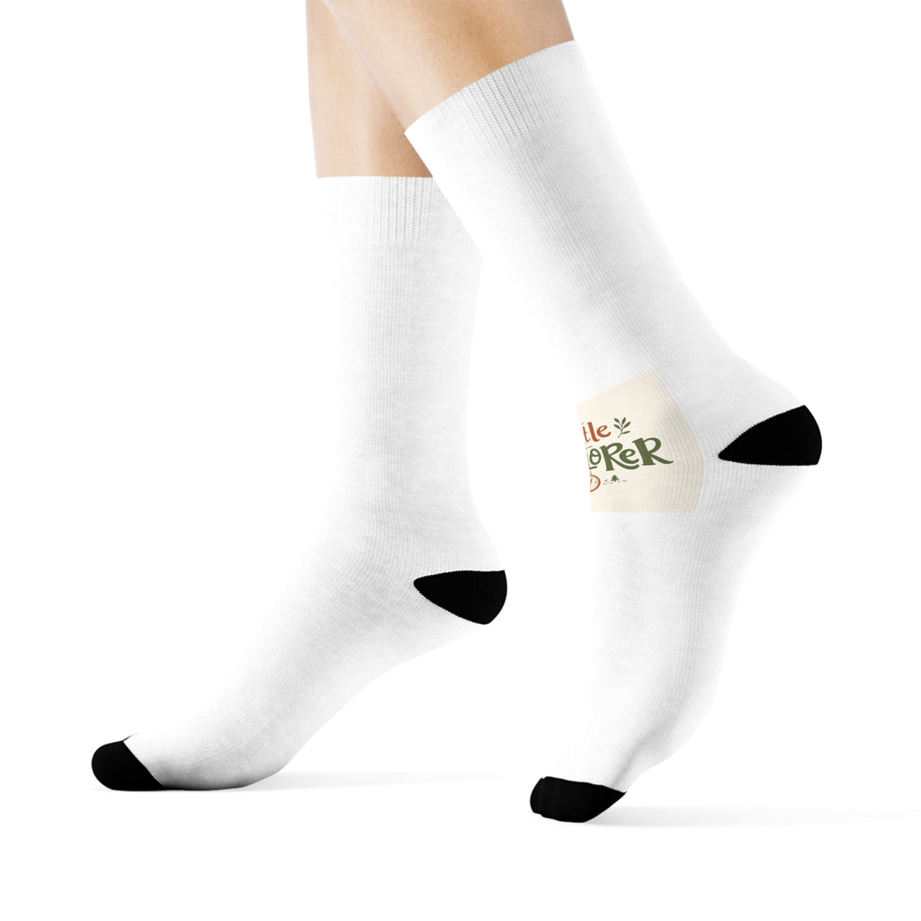 Little Explorer Kids Crew Socks - Nureli Kids