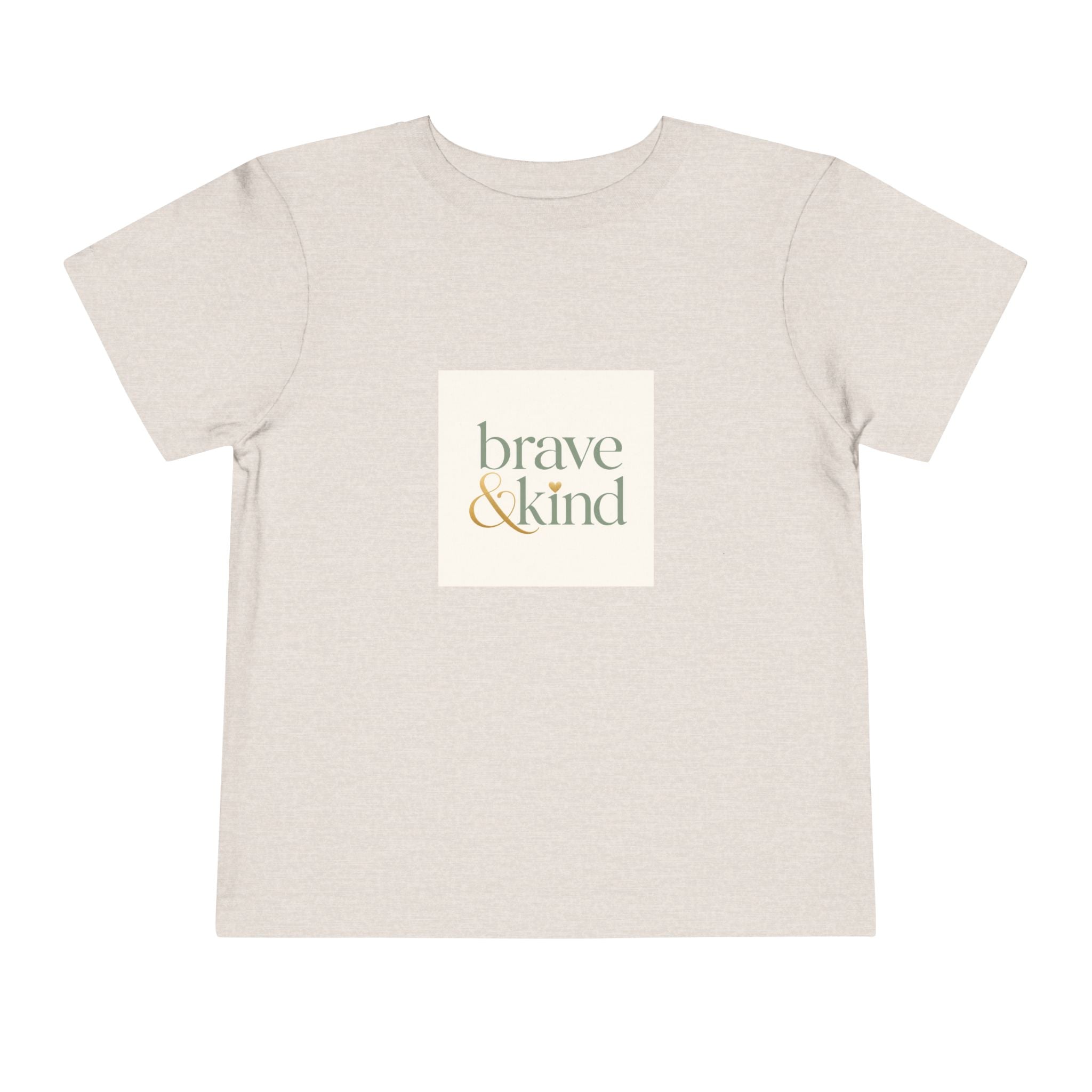 Brave And Kind soft toddler tee from the Nureli collection, view 5