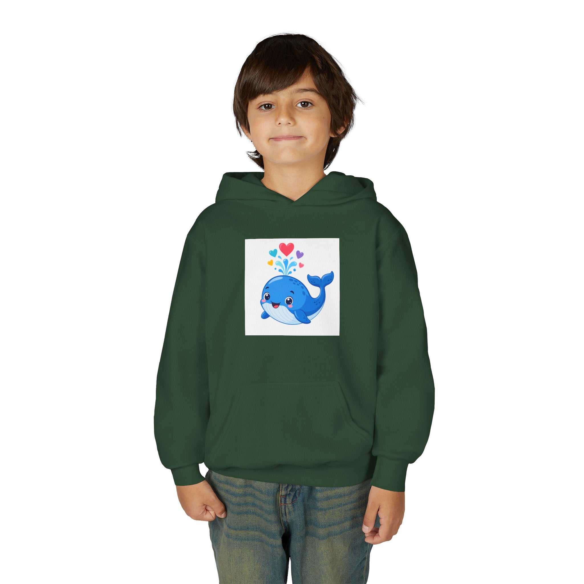 Happy Whale Kids Hoodie — Nureli Kids