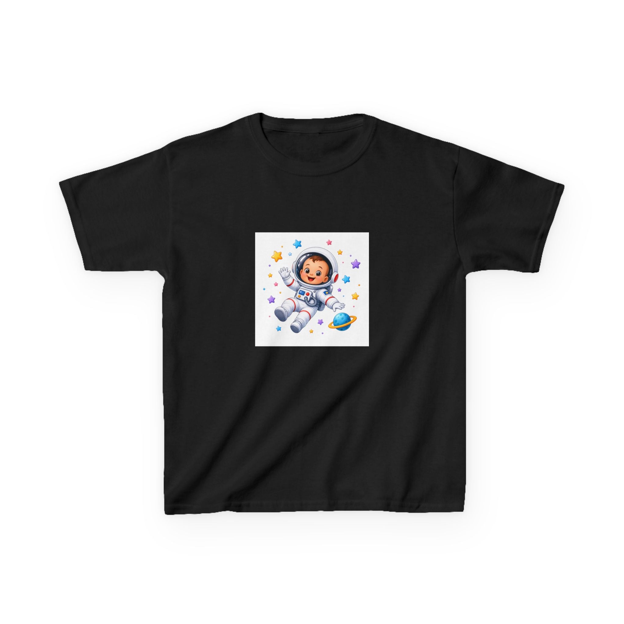 Little Astronaut soft kids tee from the Nureli collection, view 3