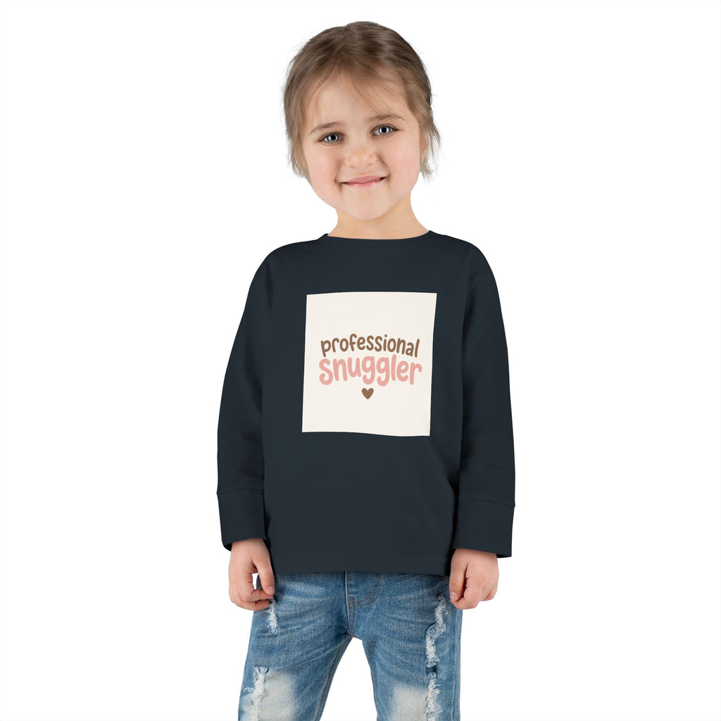 Professional Snuggler Toddler Long-Sleeve Tee - Nureli Kids