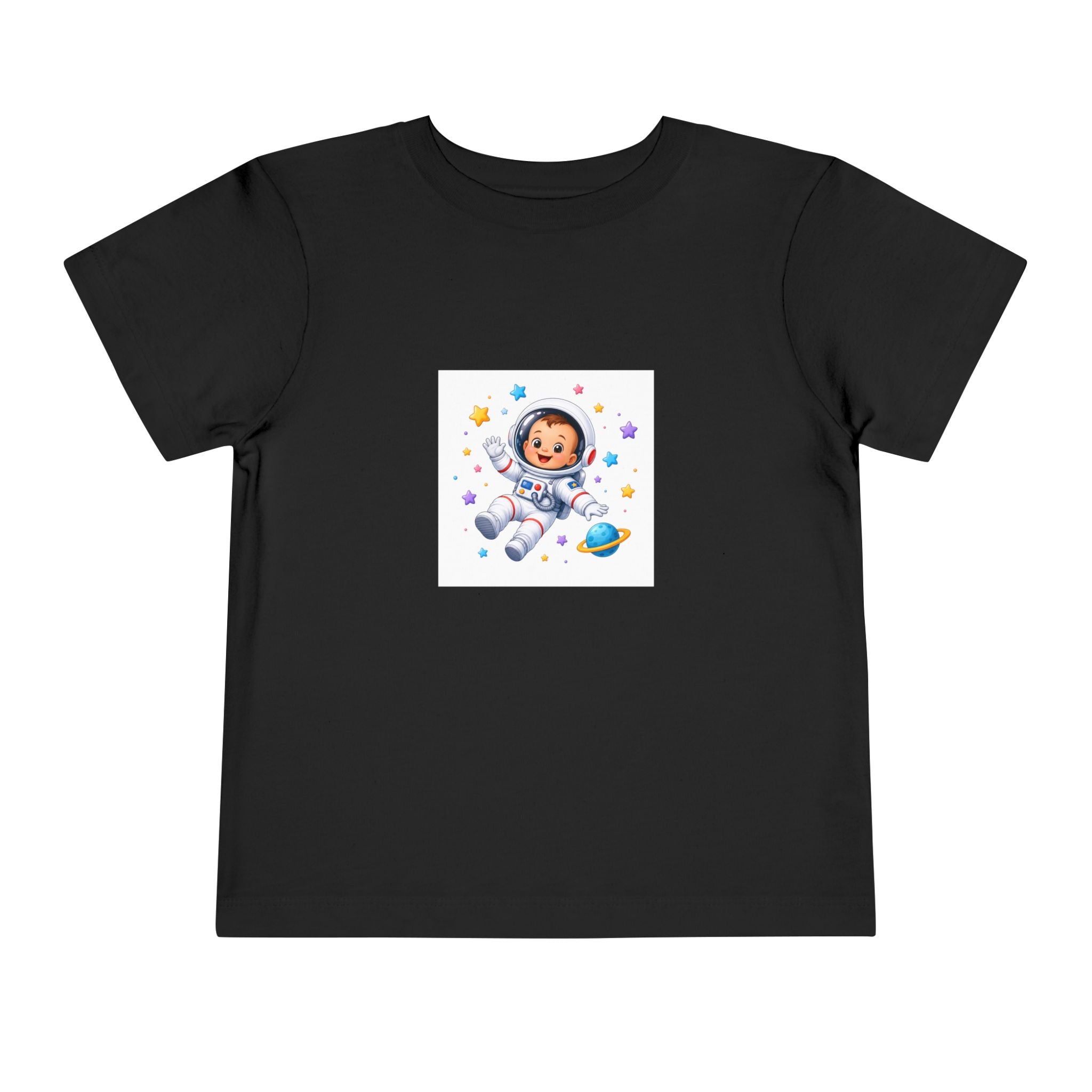 Little Astronaut soft toddler tee from the Nureli collection, view 3