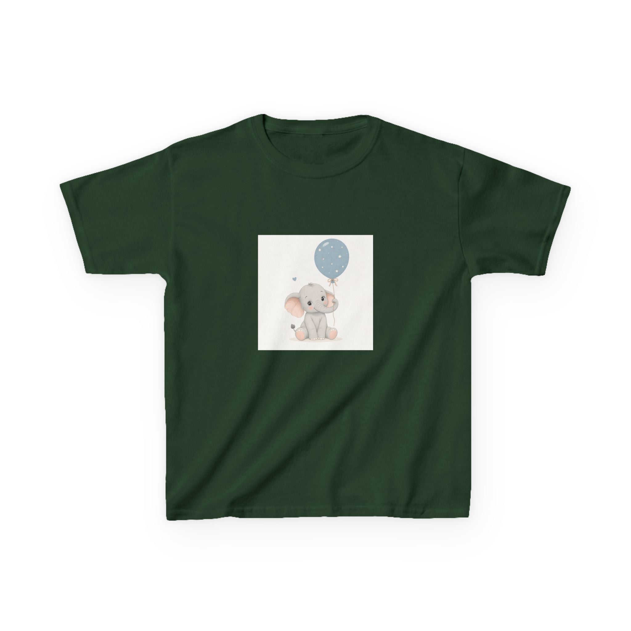 Little Elephant soft kids tee from the Nureli collection, view 6