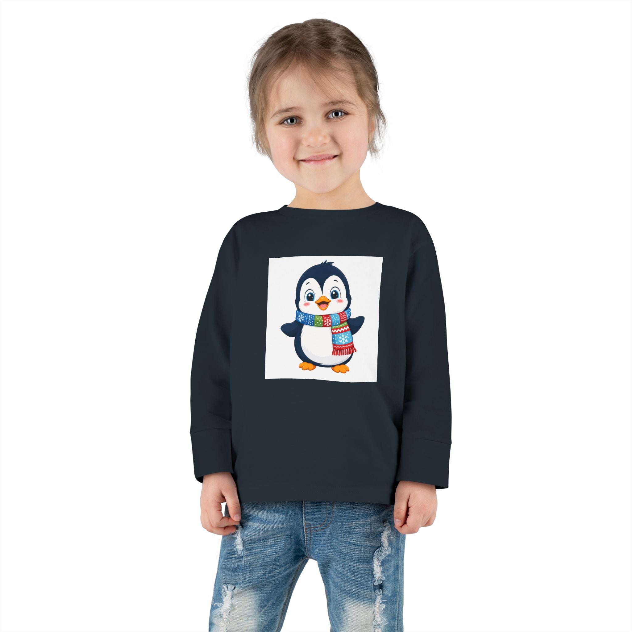 Waddle Penguin Toddler Long-Sleeve Tee — Nureli Kids