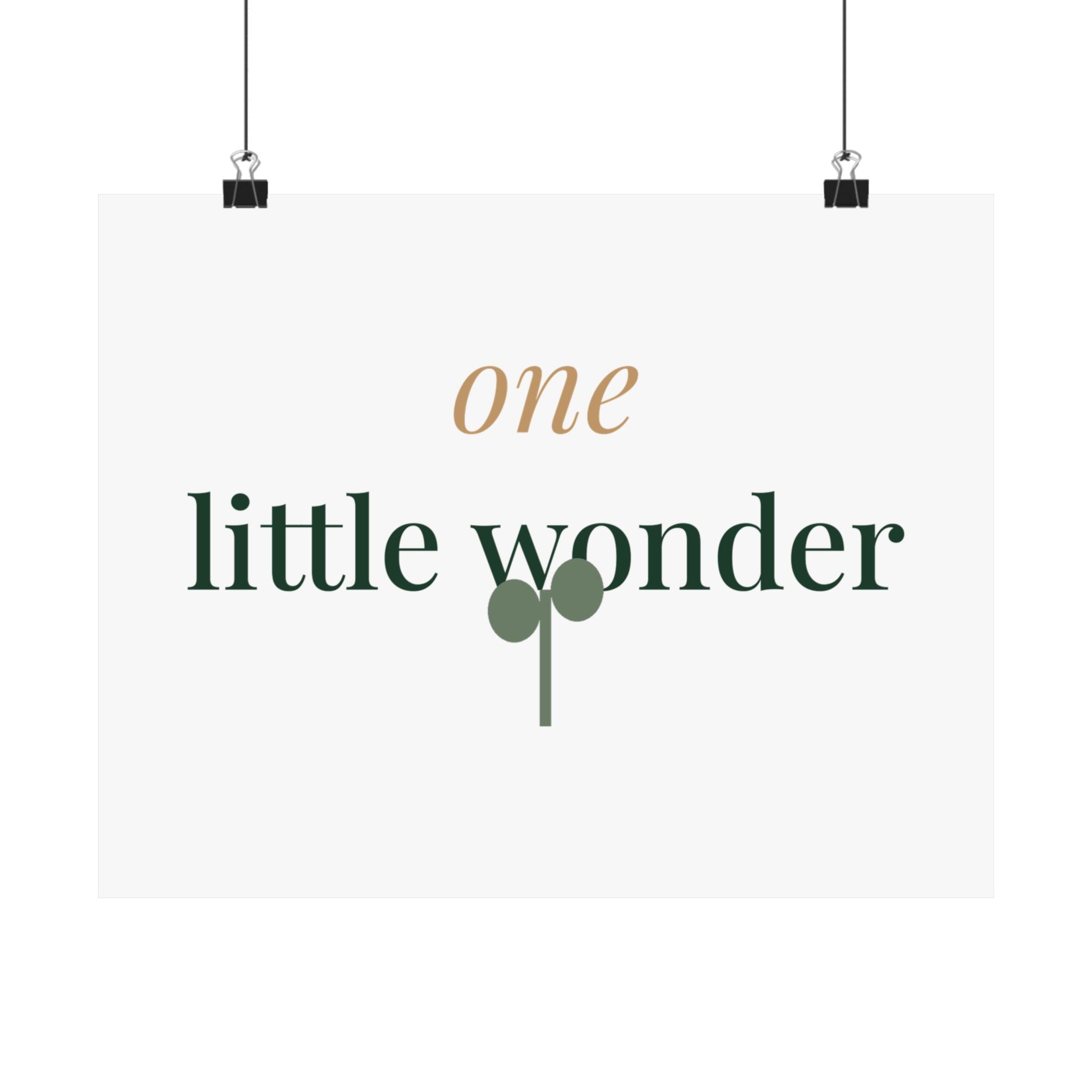 One little wonder Art Print