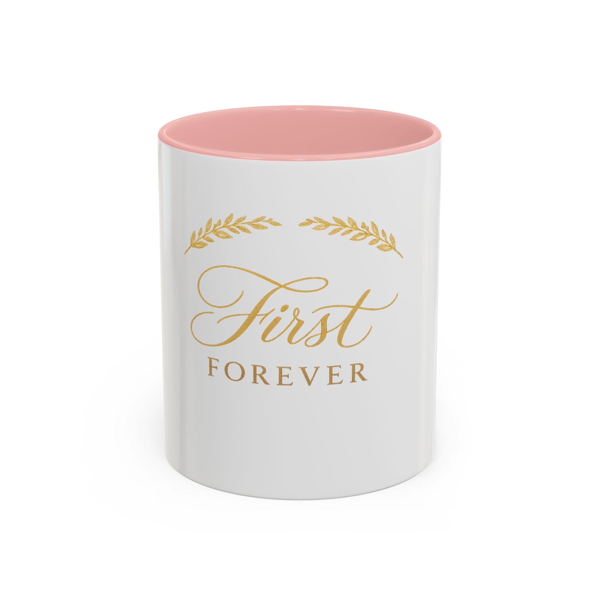 First & Forever ceramic coffee mug from the Nureli collection, view 4