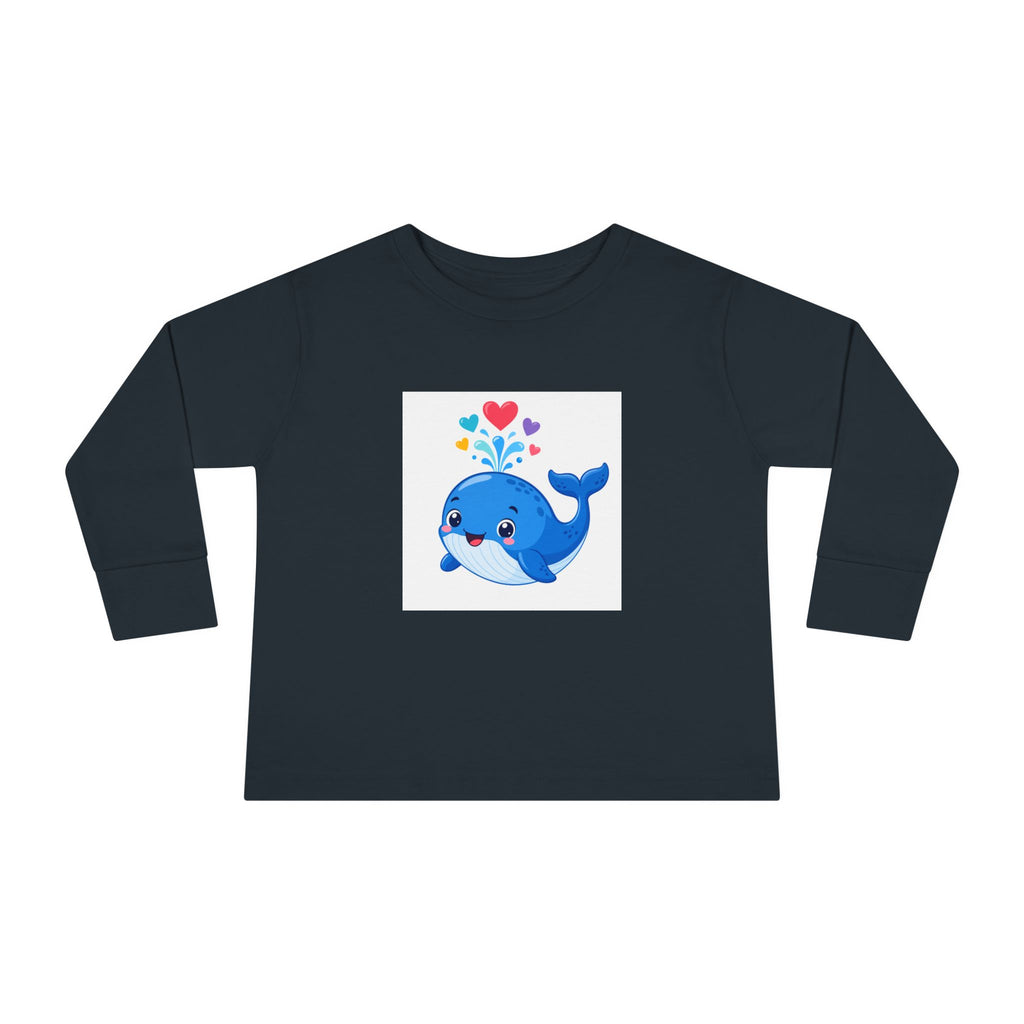Happy Whale Toddler Long-Sleeve Tee — Nureli Kids