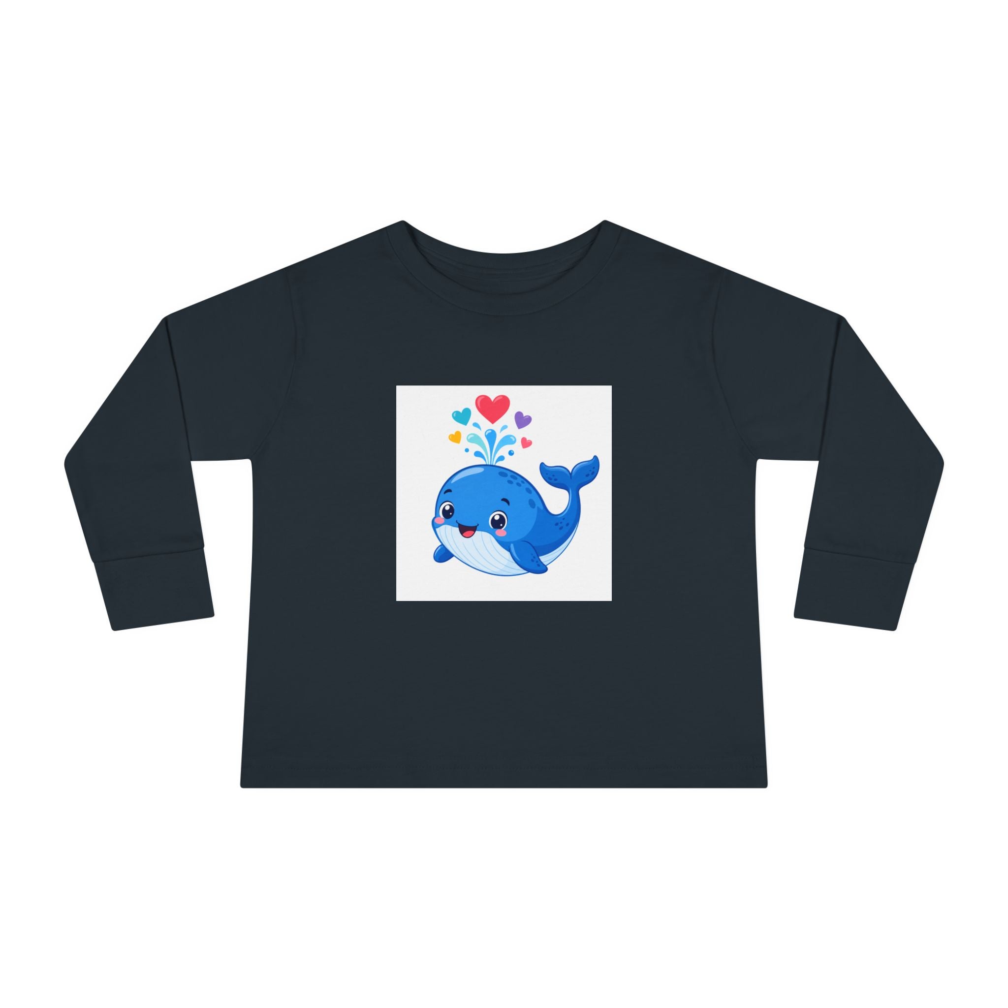 Happy Whale Toddler Long-Sleeve Tee — Nureli Kids