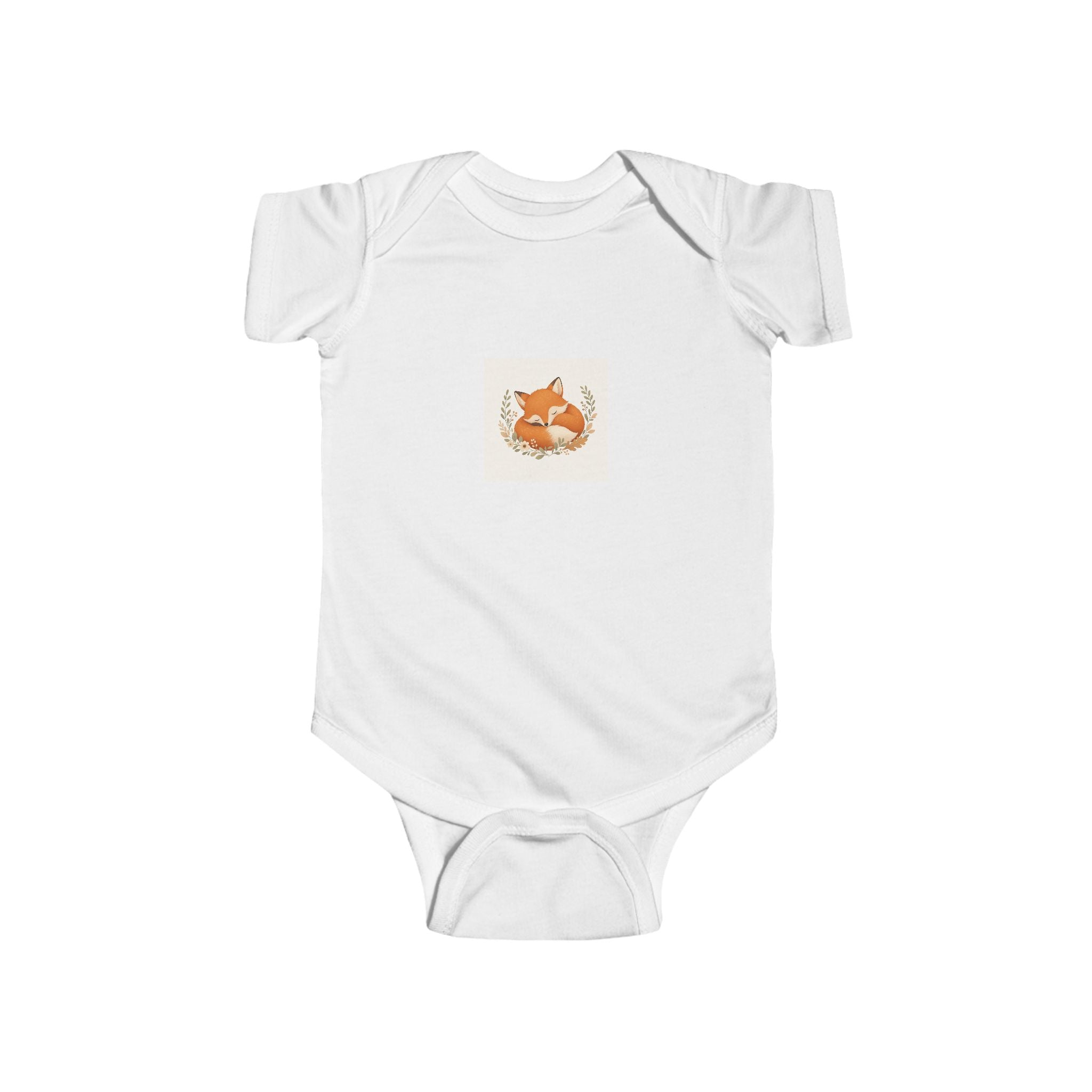 Clever Fox baby bodysuit onesie for newborns and infants by Nureli Kids