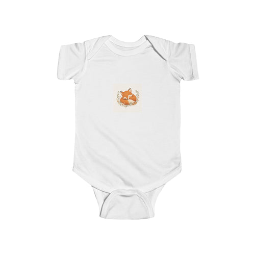 Clever Fox baby bodysuit onesie for newborns and infants by Nureli Kids