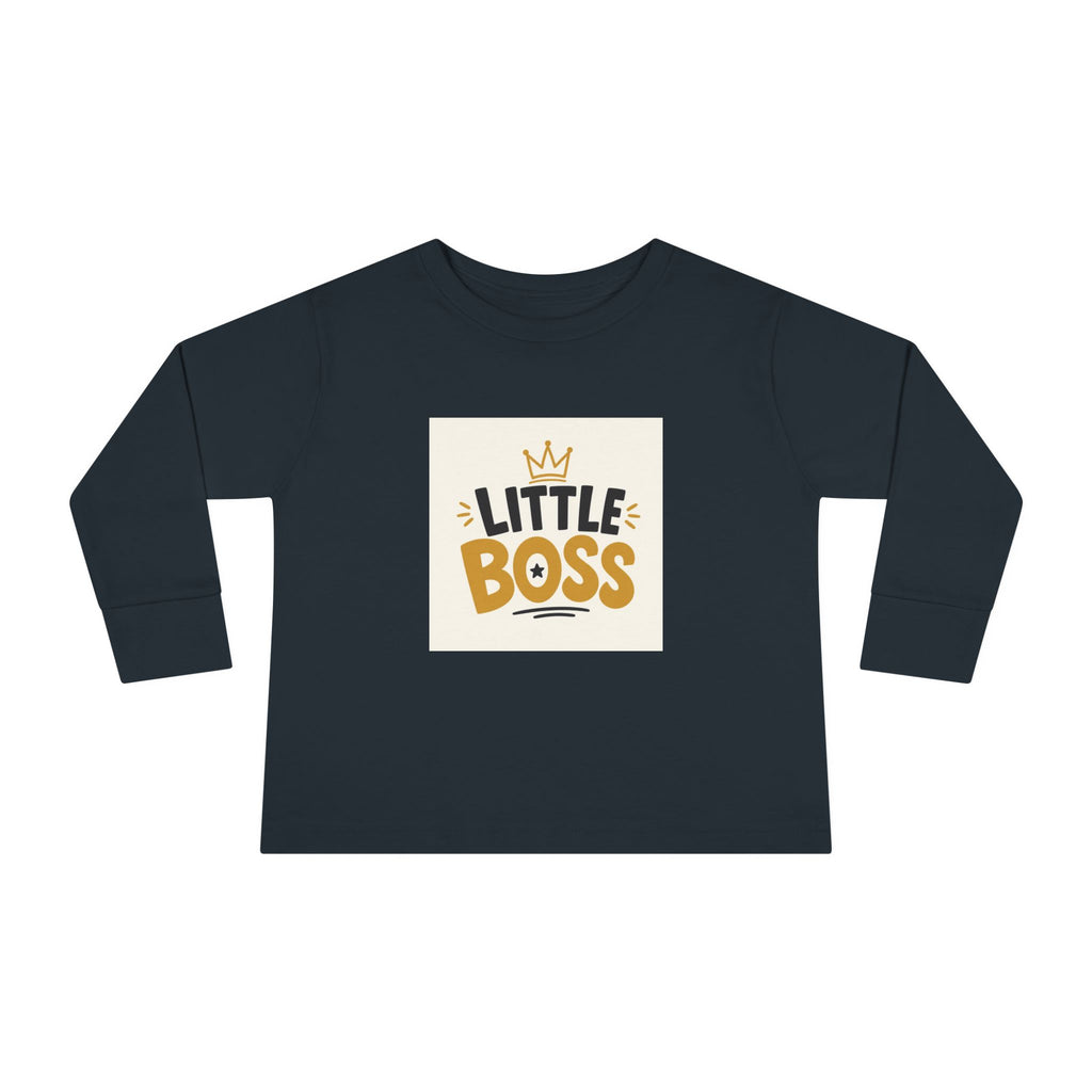 Little Boss Toddler Long-Sleeve Tee from the Nureli collection, view 5