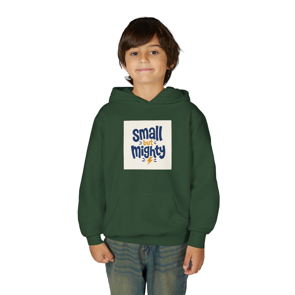 Small But Mighty Kids Hoodie from the Nureli collection, view 36