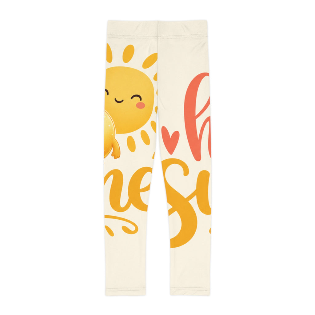 Hello Sunshine kids leggings from the Nureli collection, view 2
