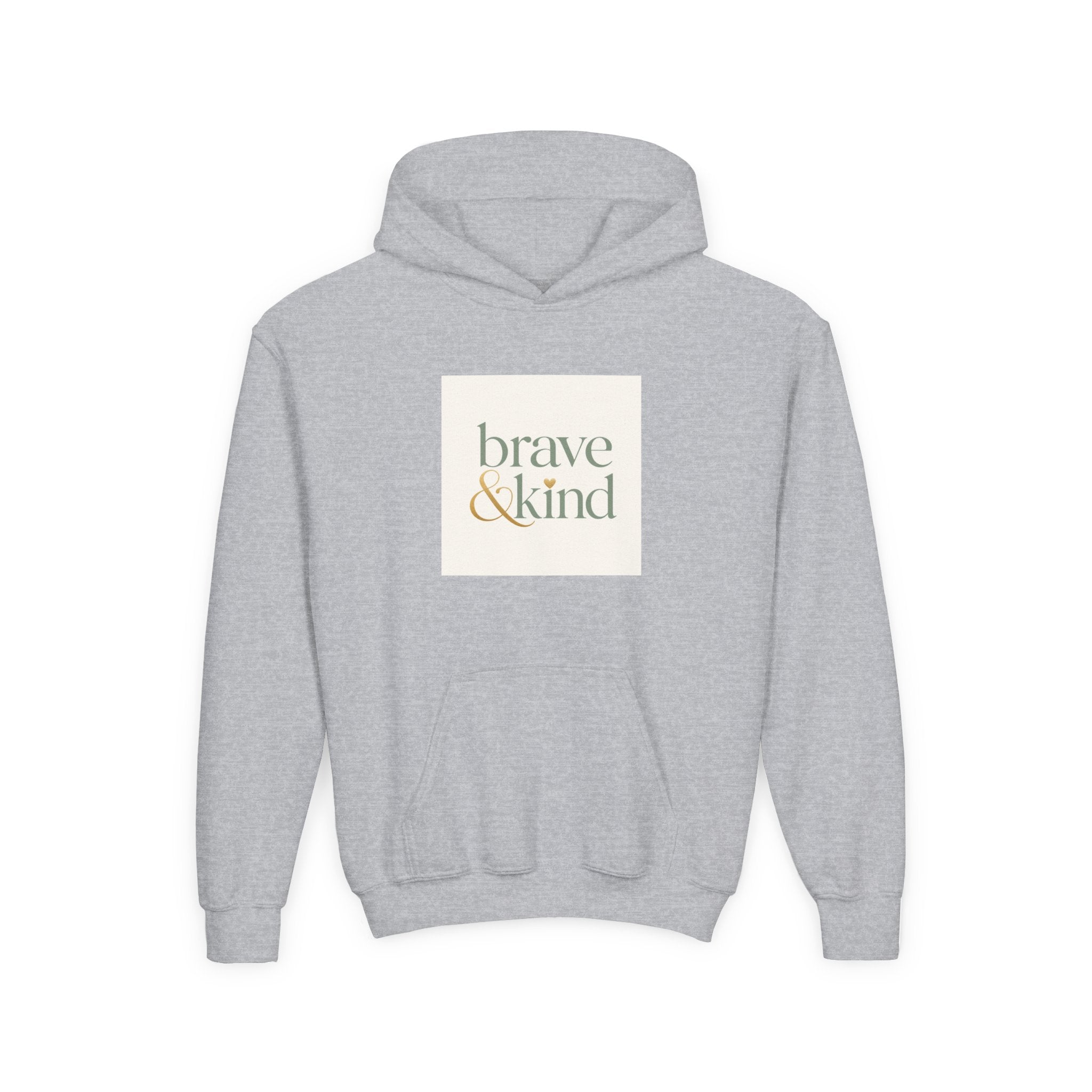 Brave And Kind soft toddler hoodie from the Nureli collection, view 3