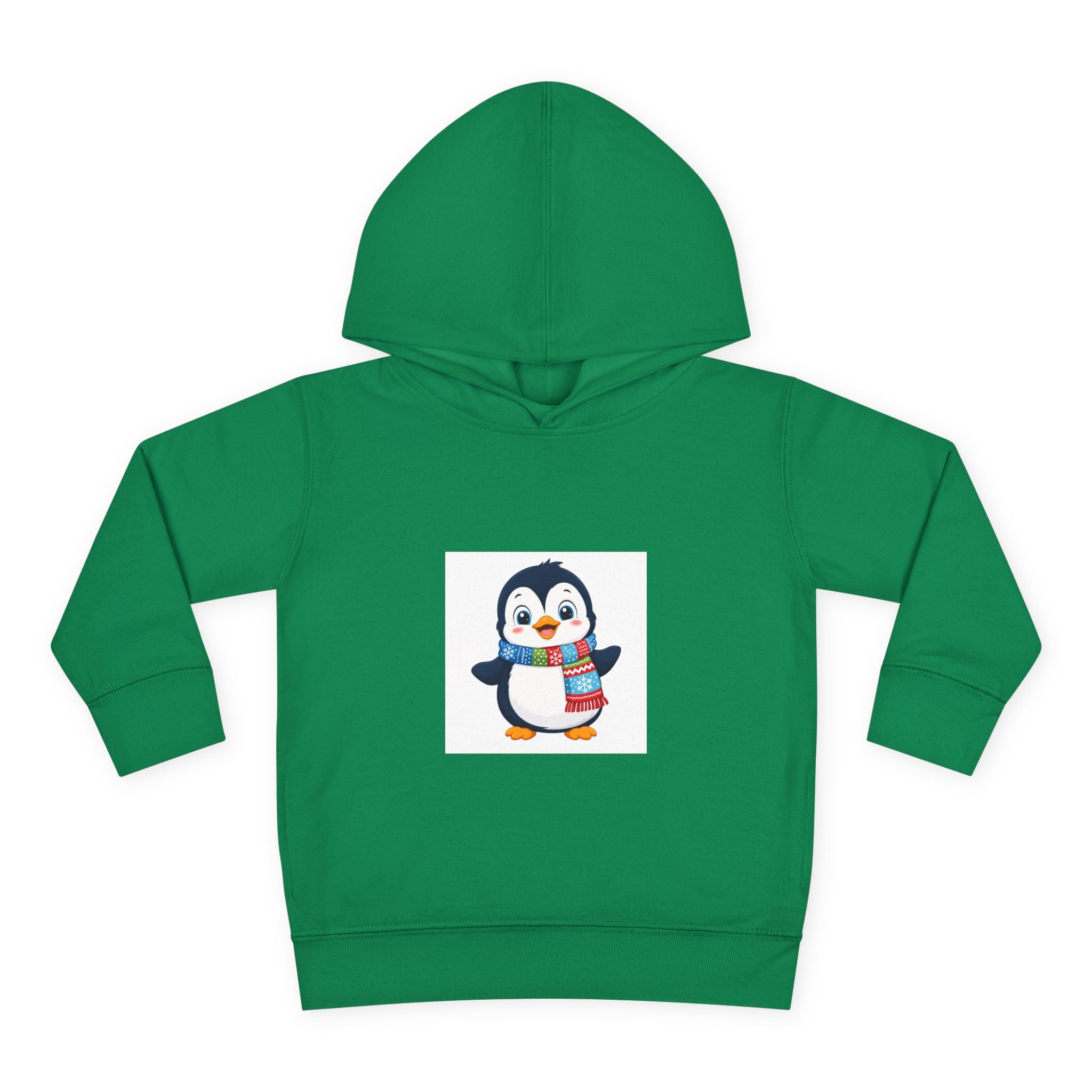 Waddle Penguin soft toddler hoodie from the Nureli collection, view 4