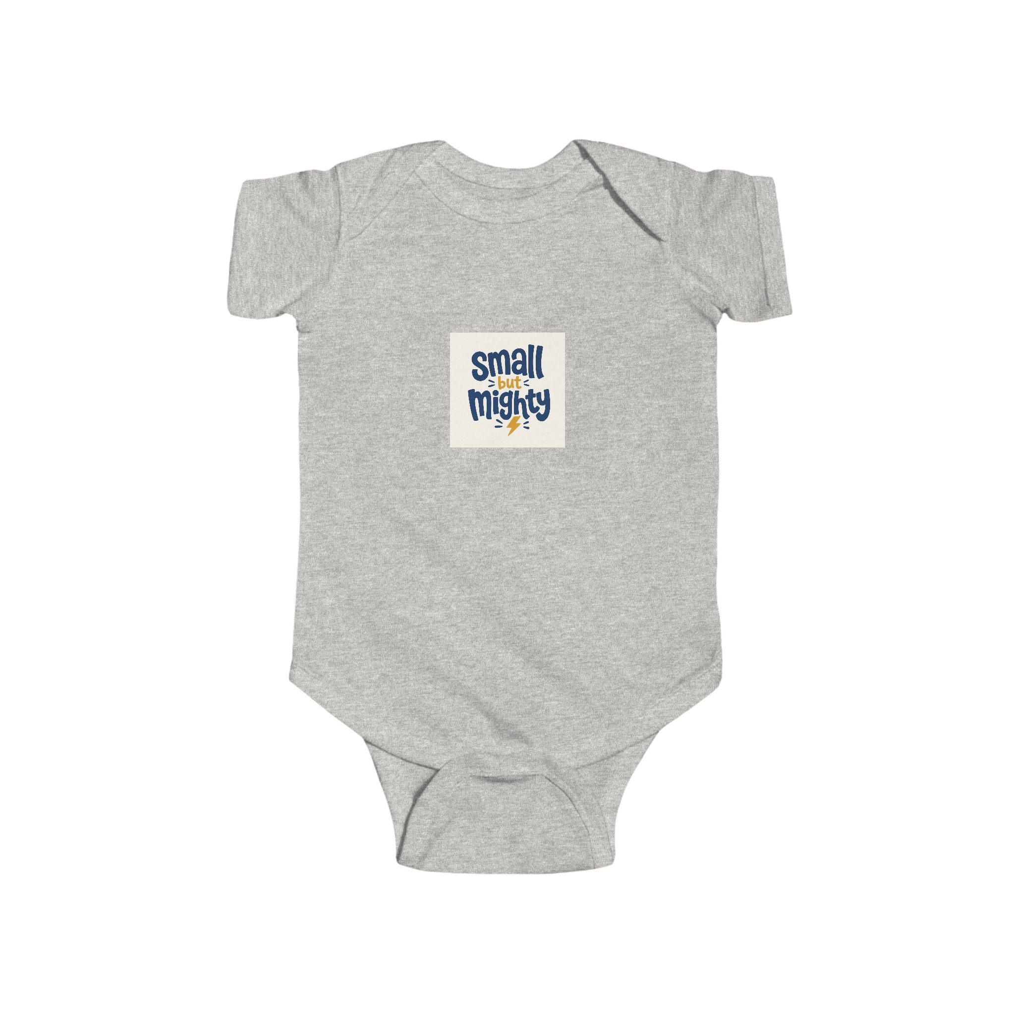 Small But Mighty Baby Bodysuit from the Nureli collection, view 2