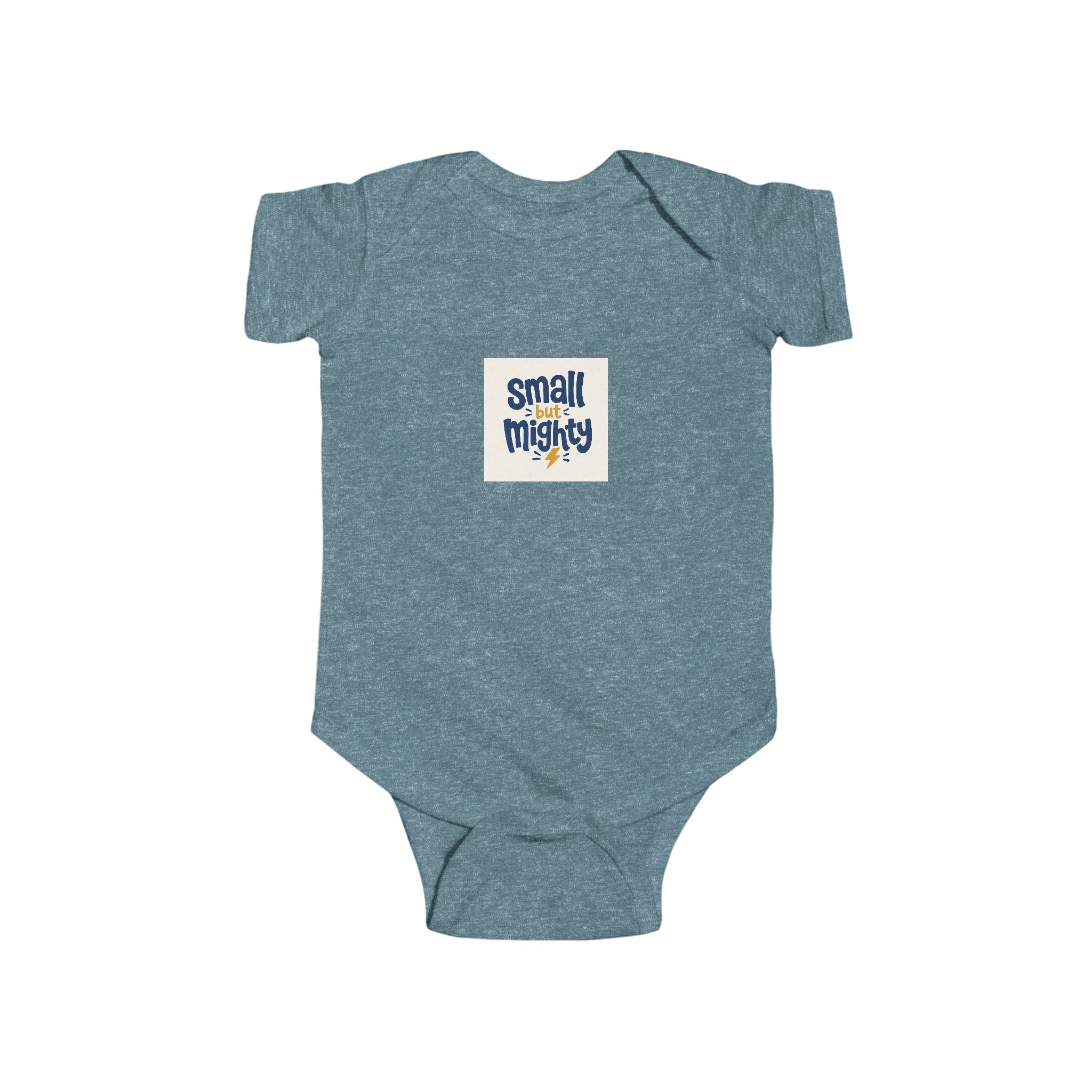 Small But Mighty Baby Bodysuit from the Nureli collection, view 6