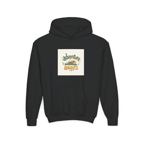 Adventure Awaits soft toddler hoodie from the Nureli collection, view 2