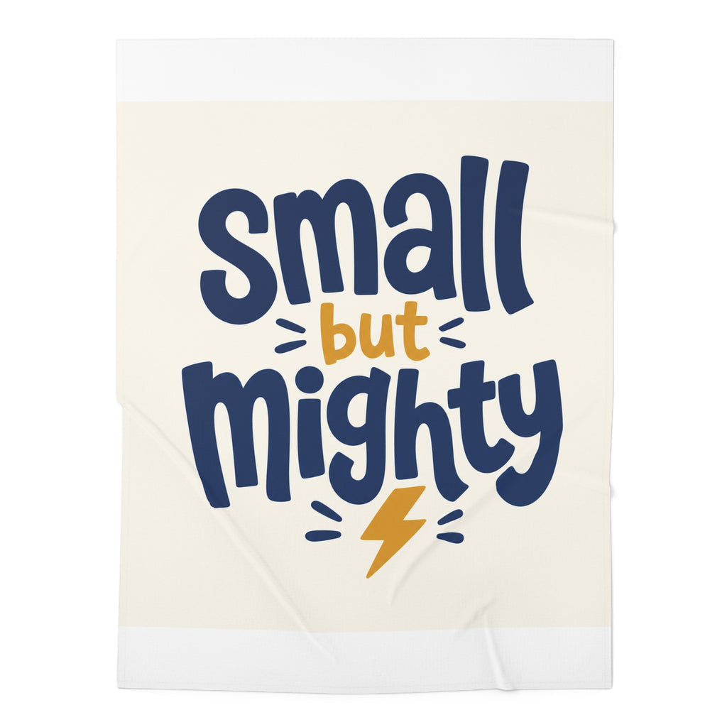 Small But Mighty baby swaddle blanket for newborns by Nureli Kids