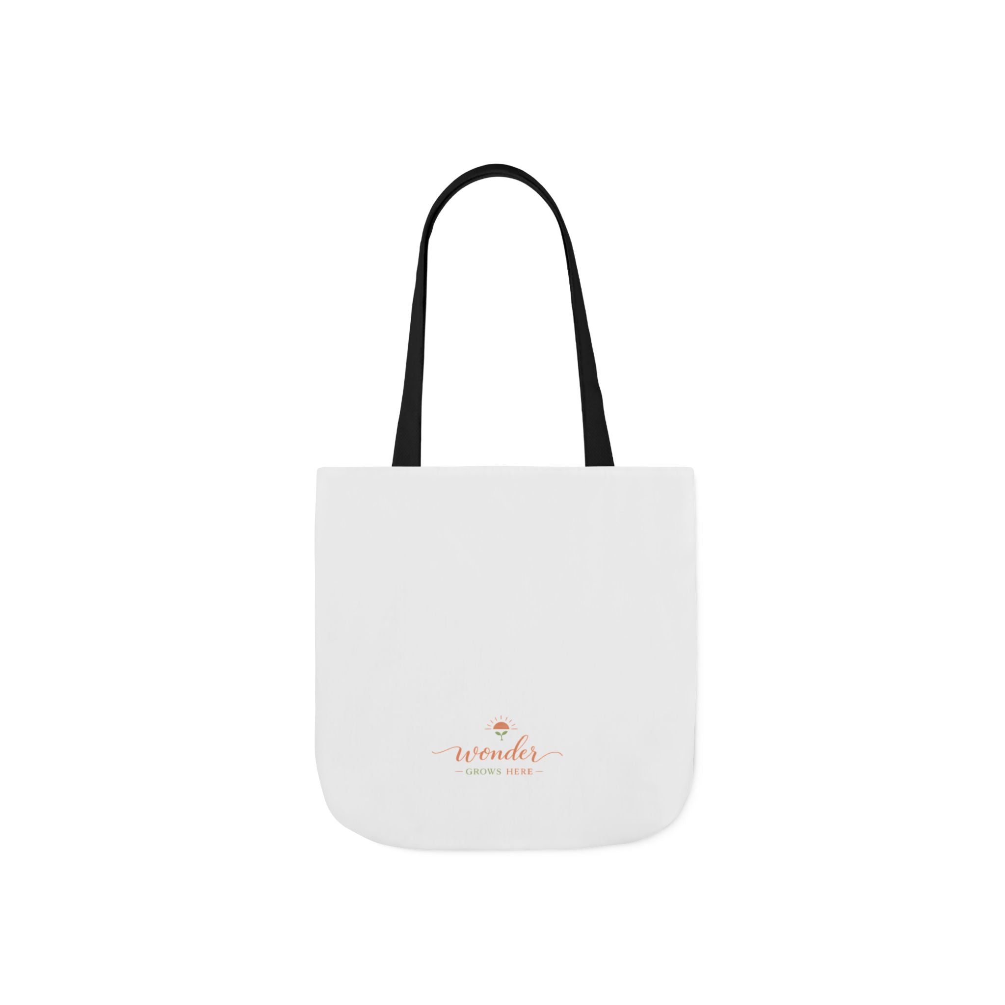 Wonder Grows Here canvas tote bag from the Nureli collection, view 3