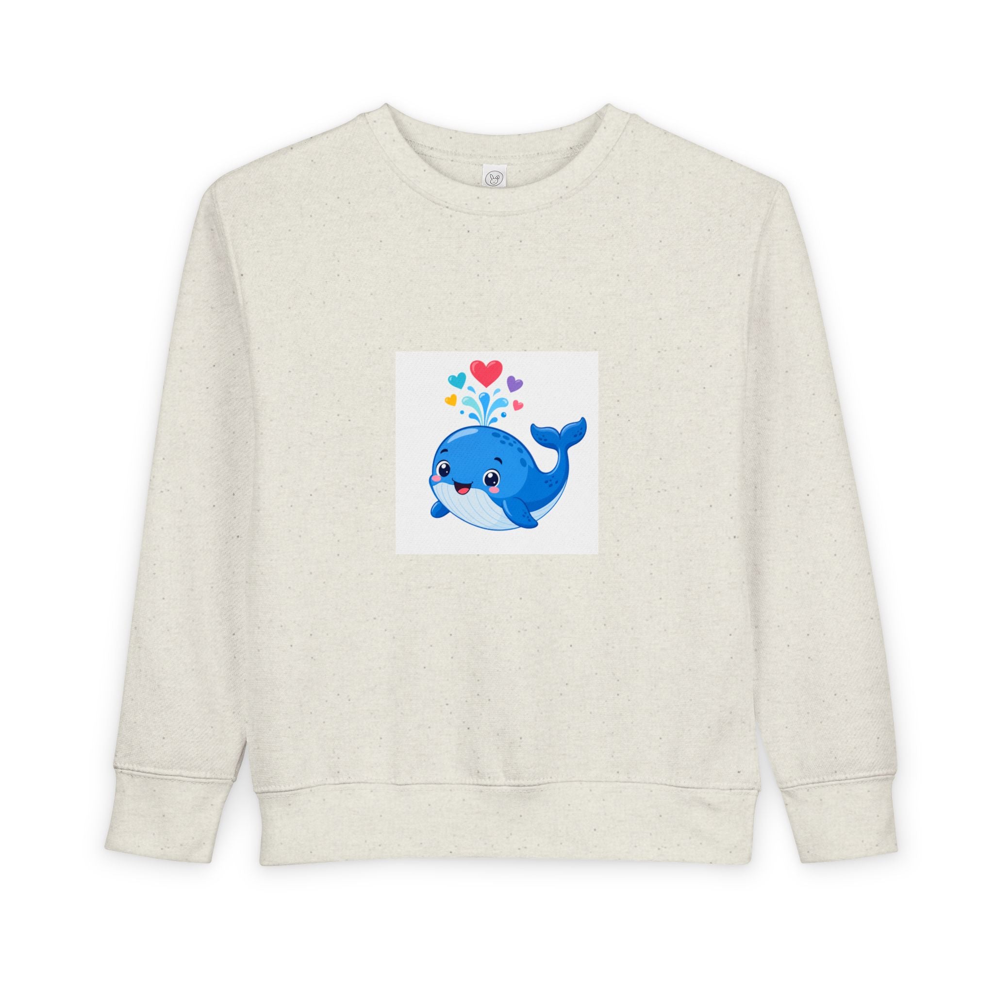 Happy Whale toddler sweatshirt for kids by Nureli Kids