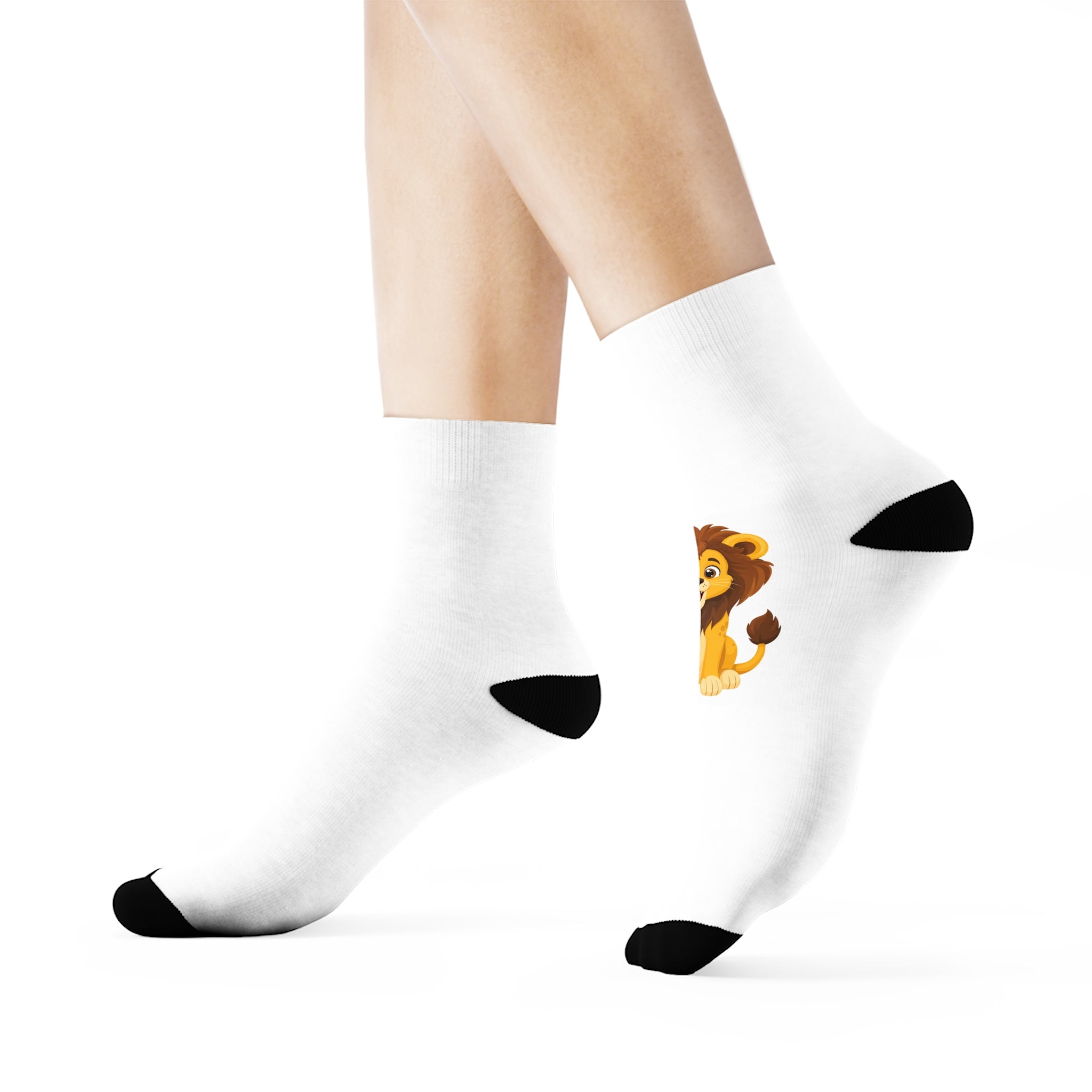 Brave Little Lion Kids Crew Socks — Nureli Kids