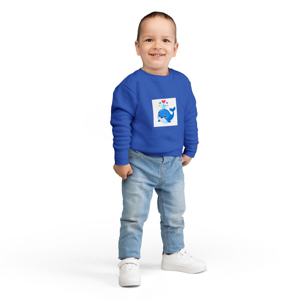 Happy Whale Toddler Sweatshirt — Nureli Kids