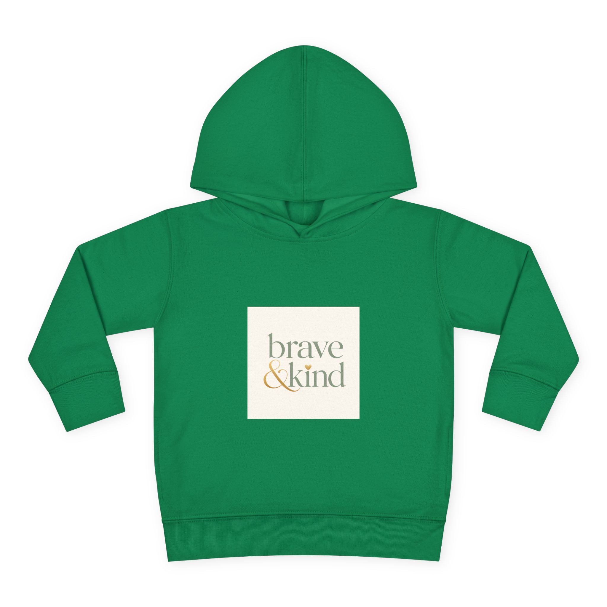 Brave And Kind soft toddler hoodie from the Nureli collection, view 4