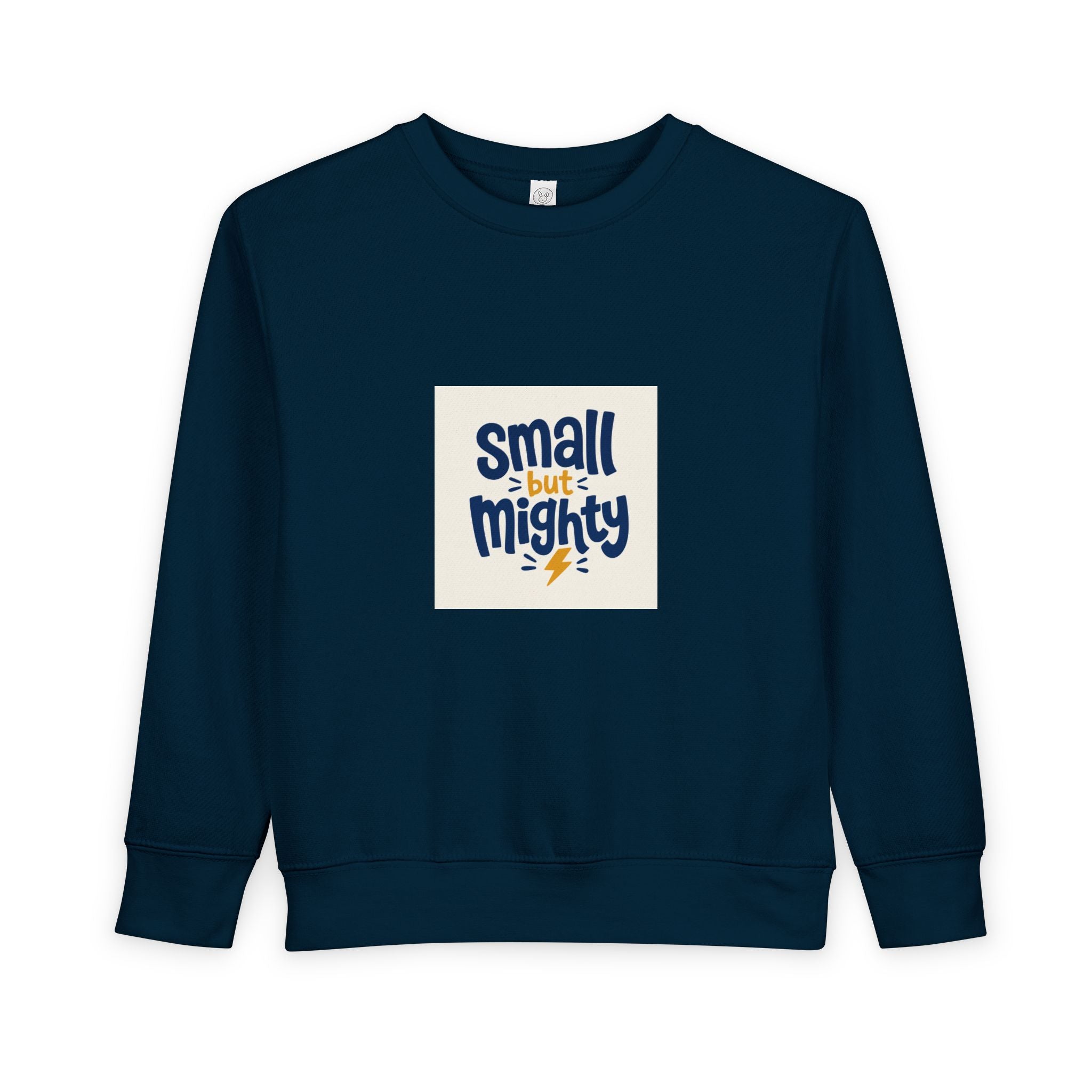 Small But Mighty Toddler Sweatshirt from the Nureli collection, view 6