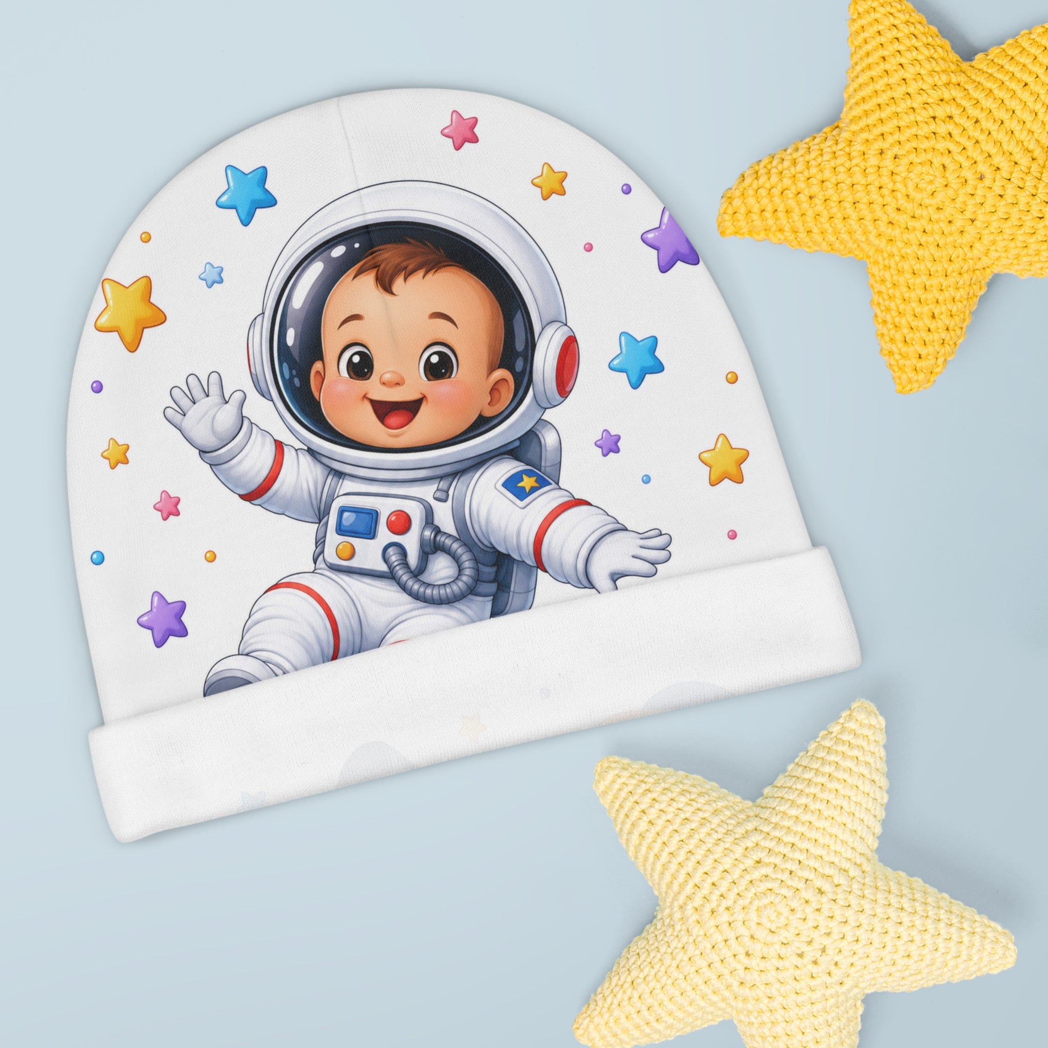Little Astronaut Baby Beanie — Nureli Kids