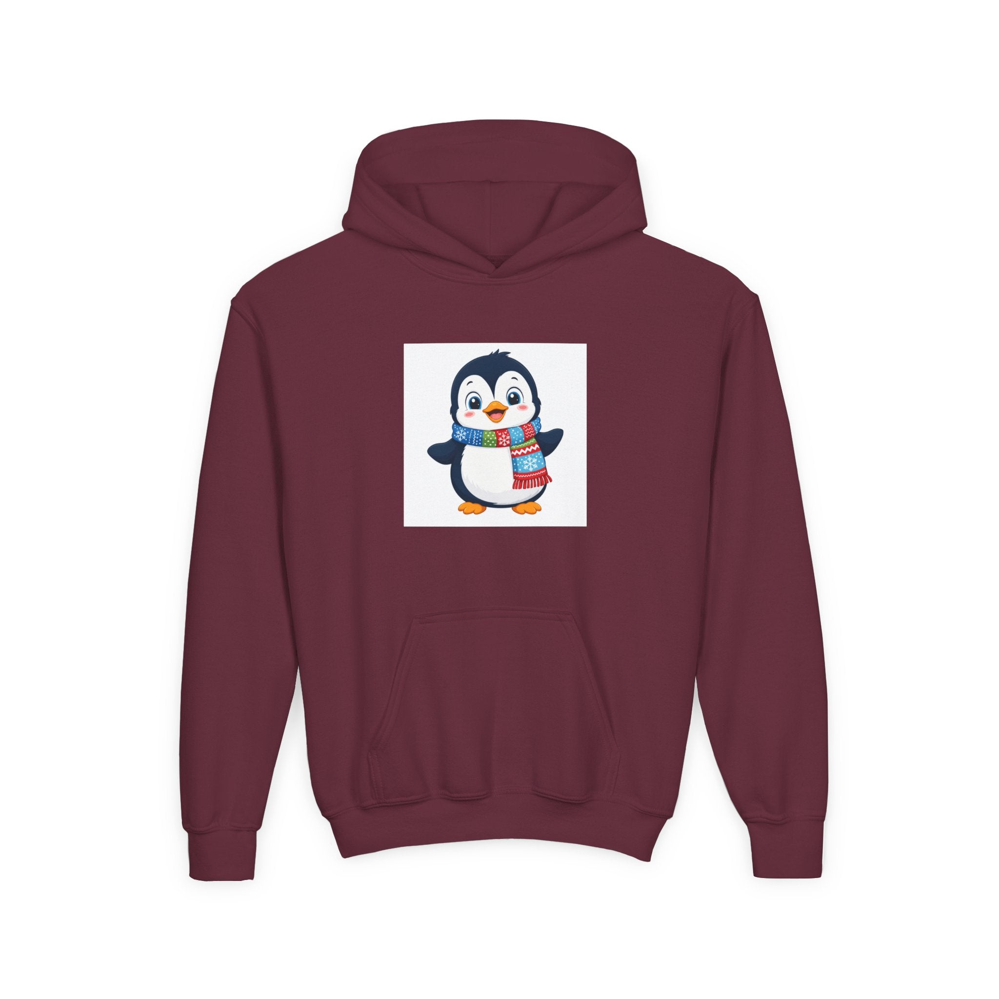 Waddle Penguin soft toddler hoodie from the Nureli collection, view 6